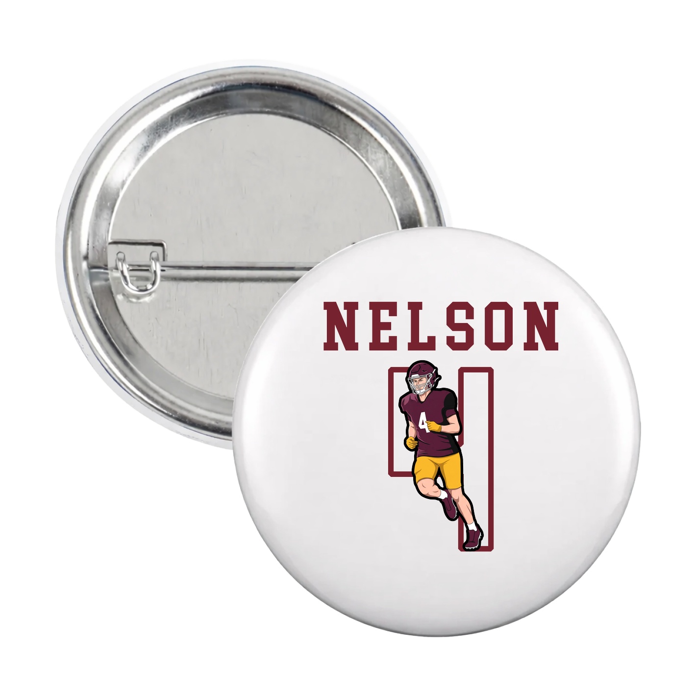 Game Day Button — Shirsey in White
