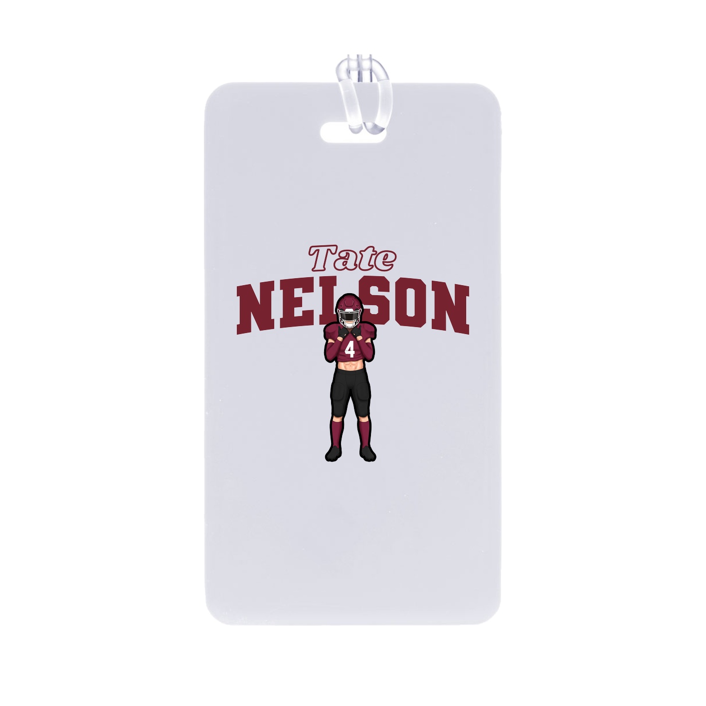 Bag Tag — Name Arch in Classic