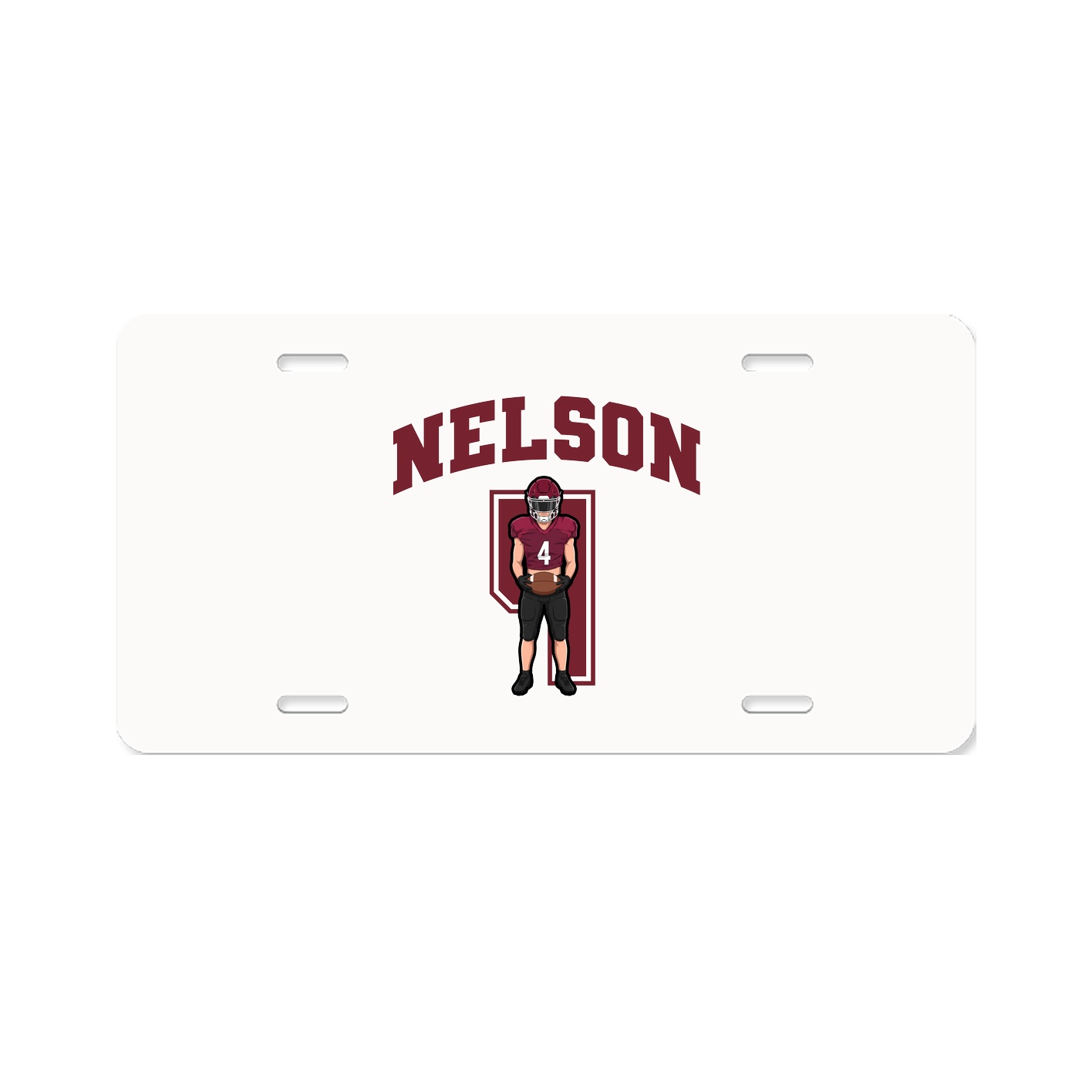License Plate — Number in Classic
