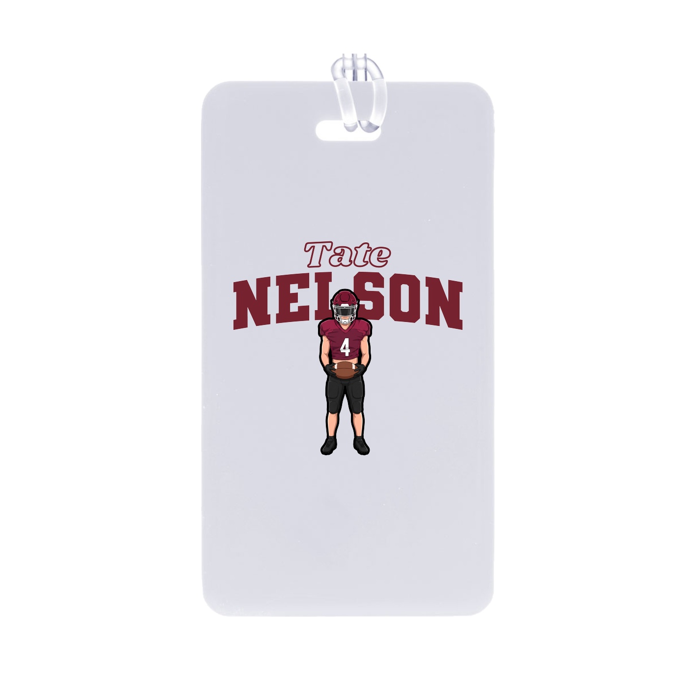 Bag Tag — Name Arch in Classic