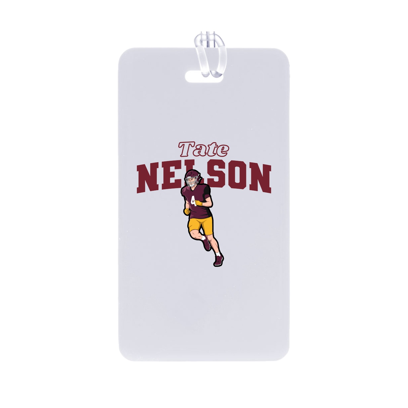 Bag Tag — Name Arch in Classic