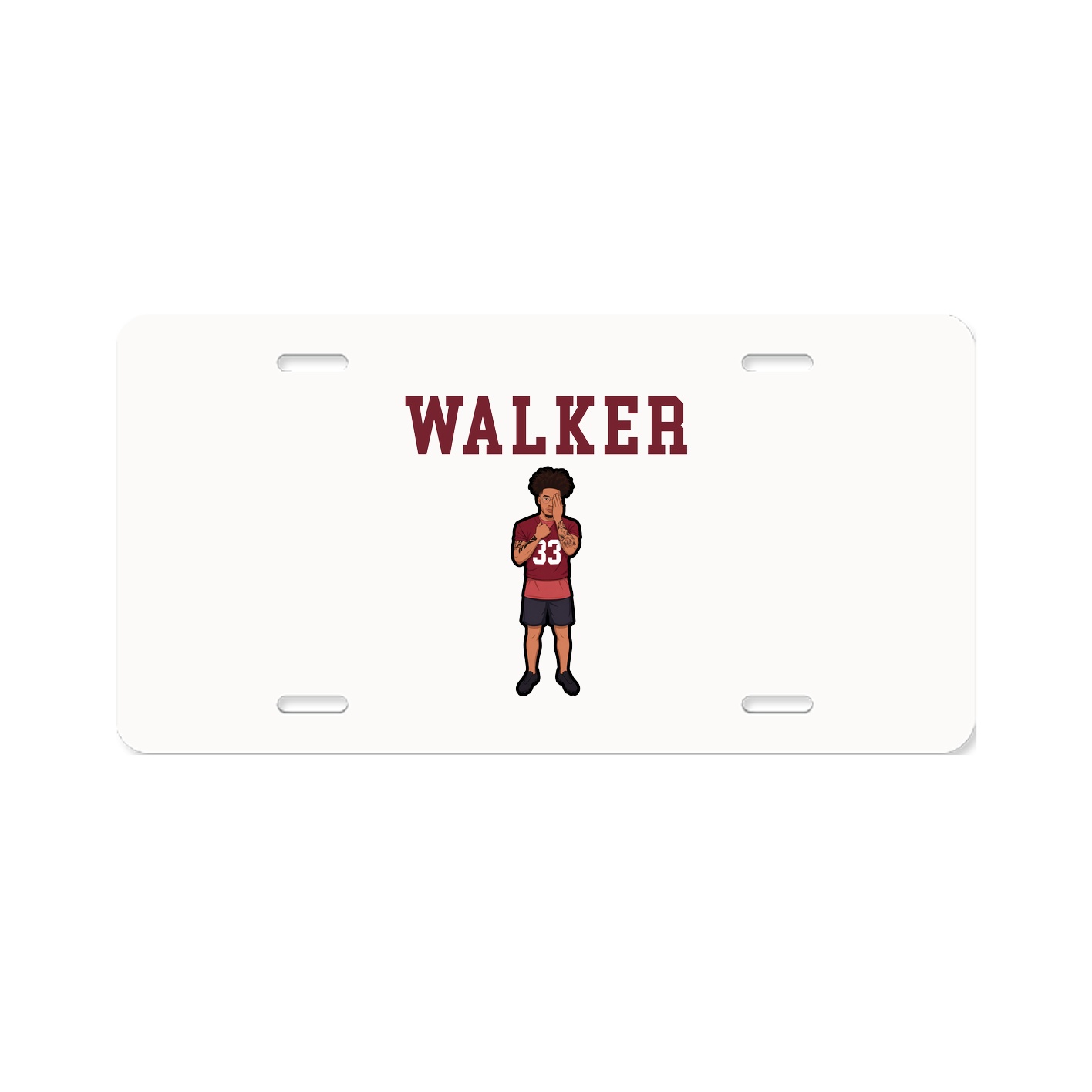 License Plate — Shirsey in Classic