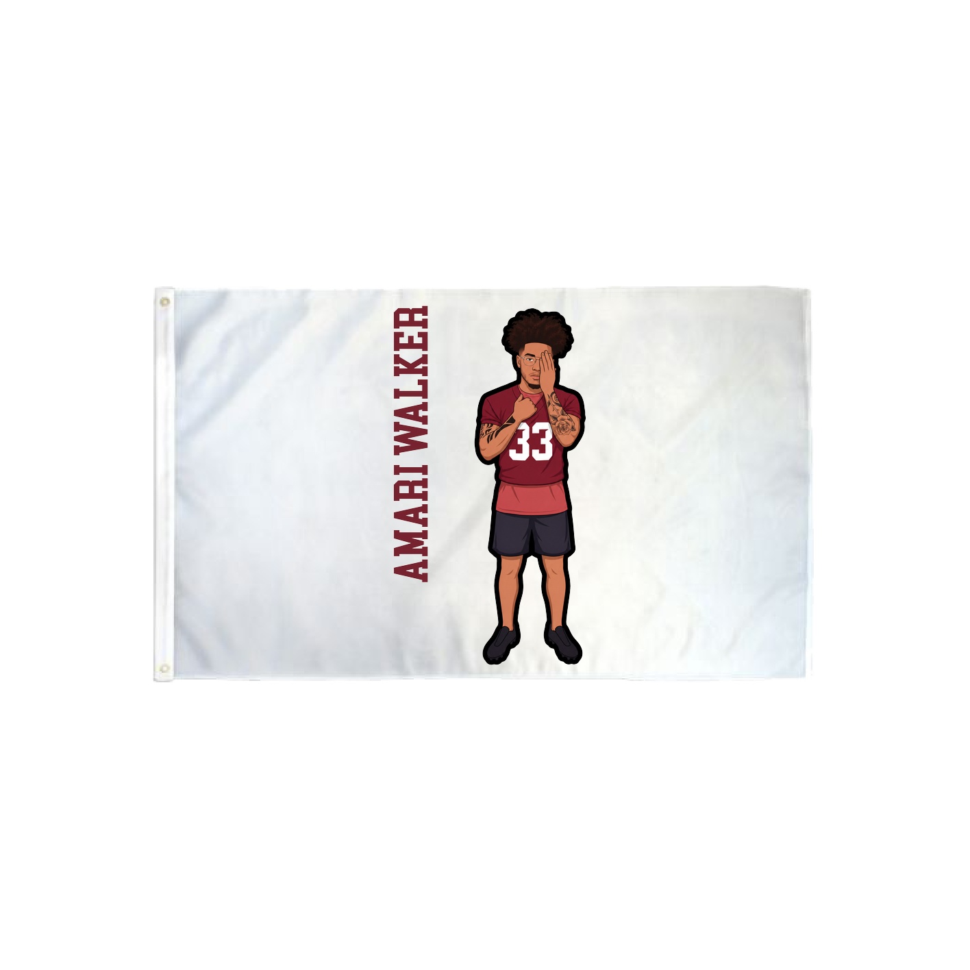 3x5 Flag — Name Vertical in Classic