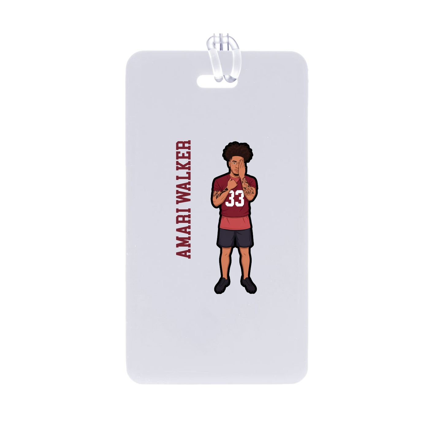 Bag Tag — Name Vertical in Classic