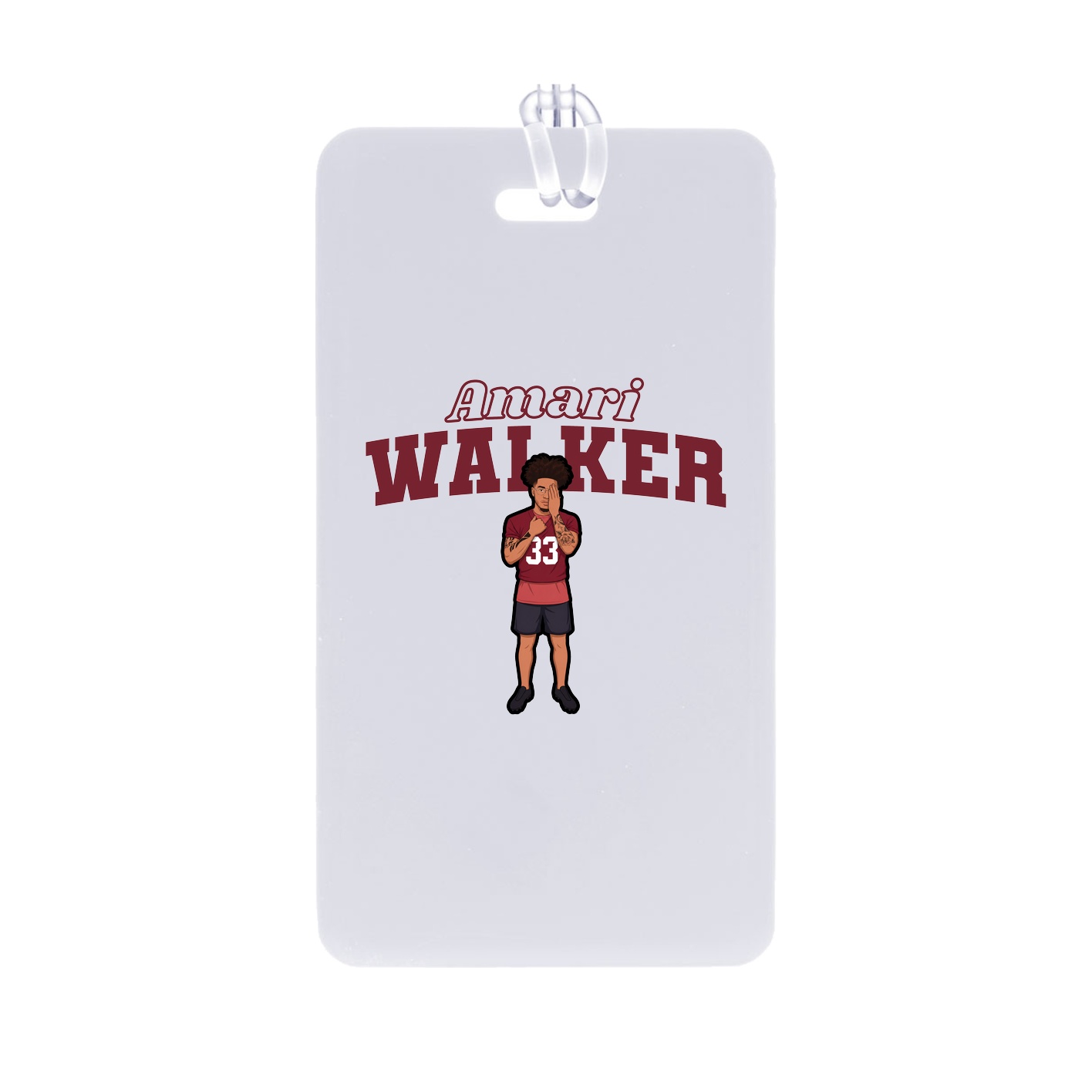 Bag Tag — Name Arch in Classic