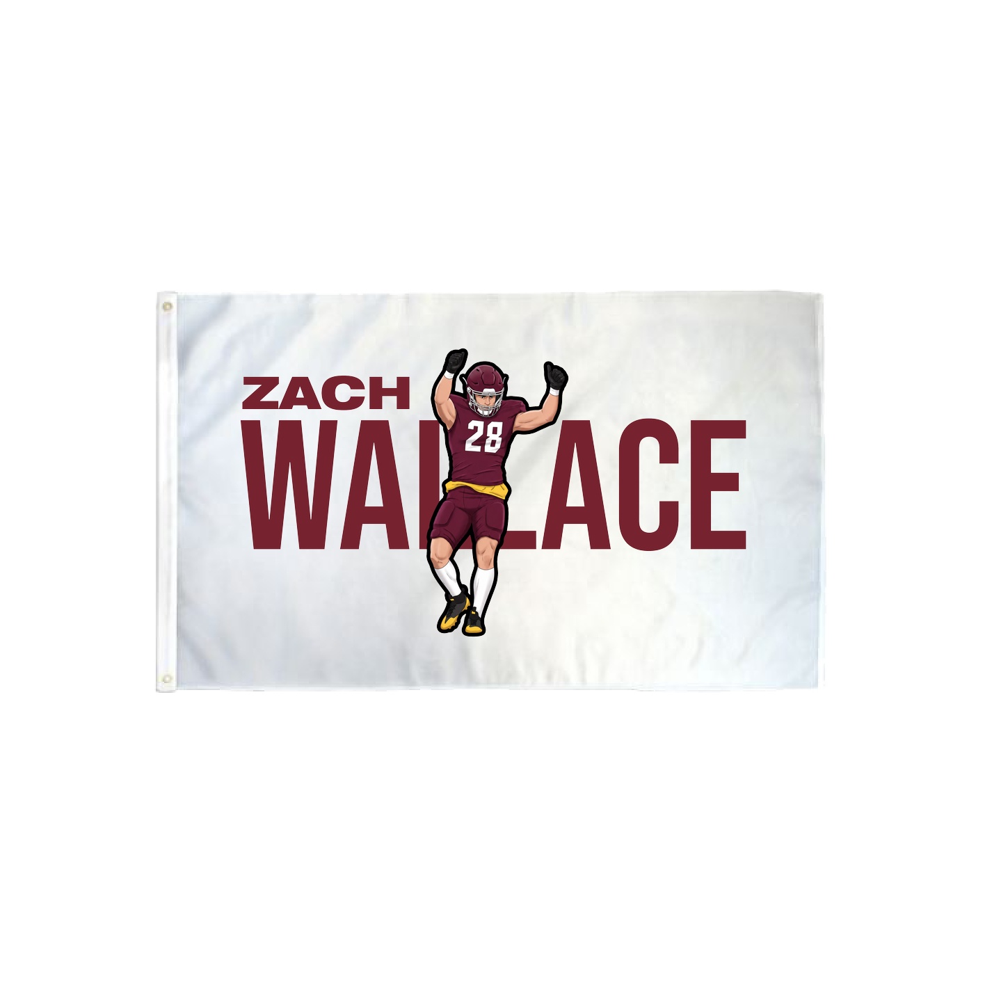 3x5 Flag — Player Name in Classic
