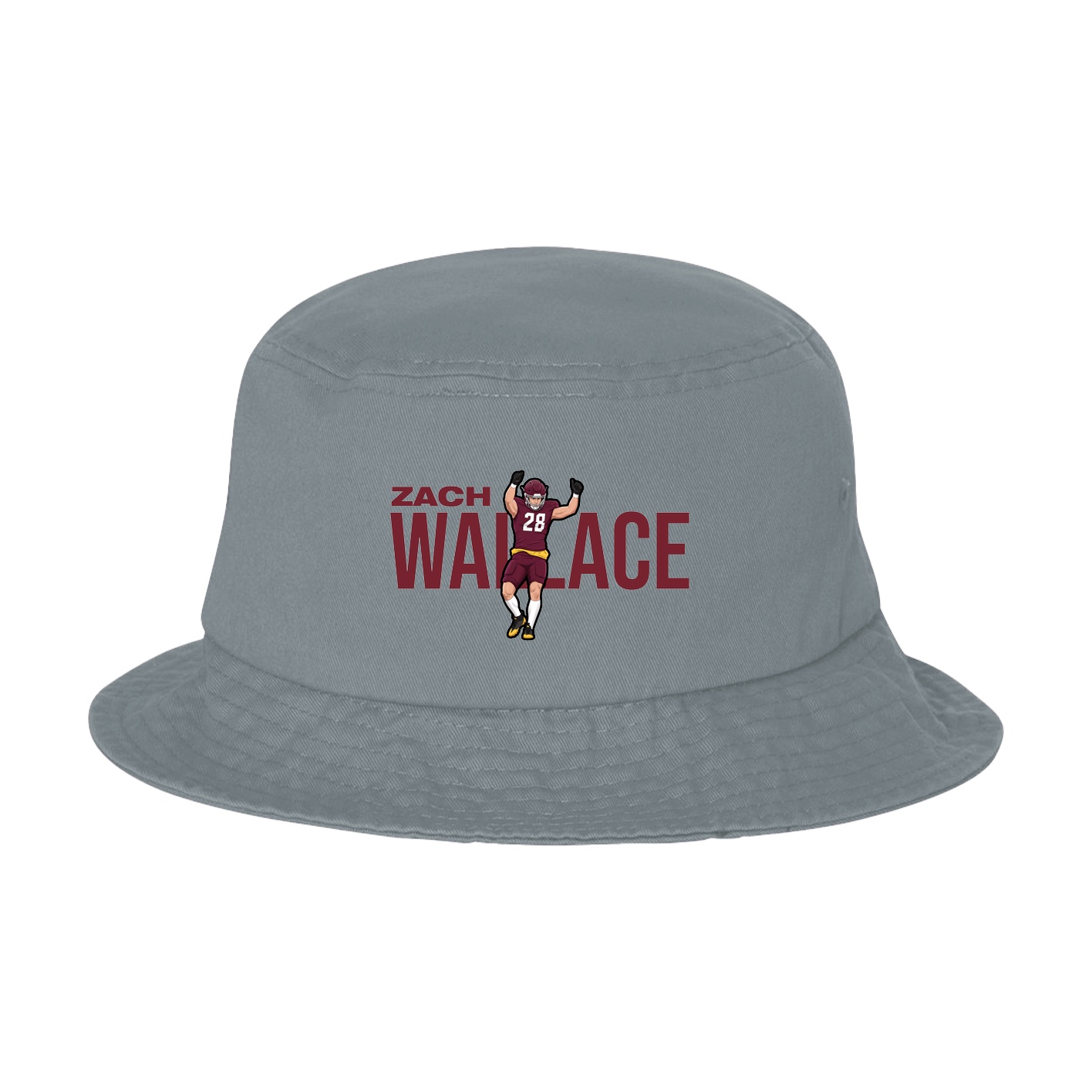 Bucket Cap — Player Name in Grey