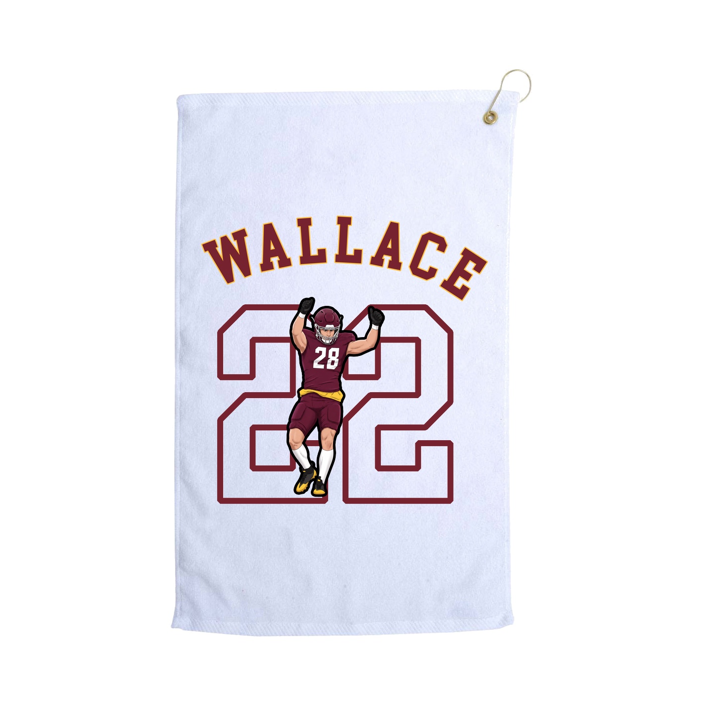 Golf Towel — Shirsey Arch in White