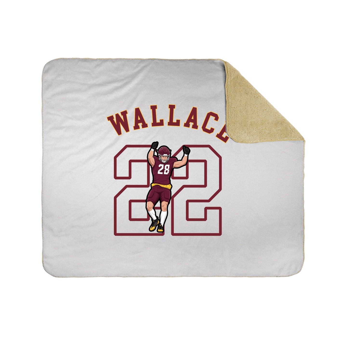 Throw Blanket — Shirsey Arch in White