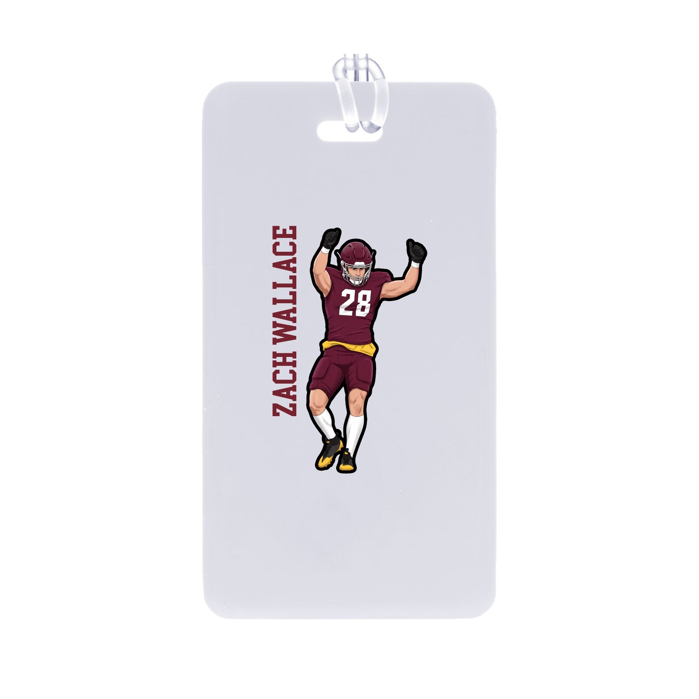Bag Tag — Name Vertical in Classic