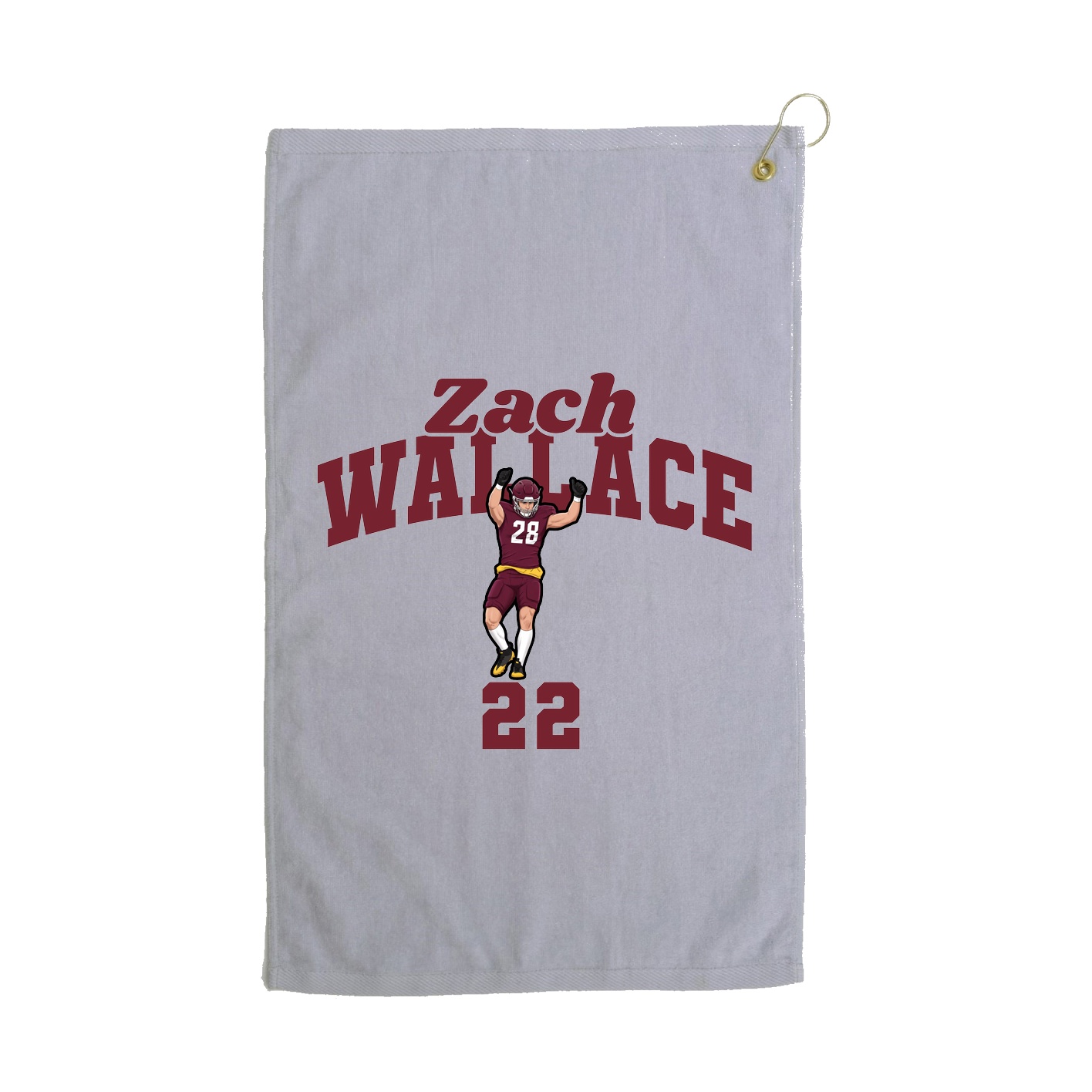 Golf Towel — Signature Arch in Grey