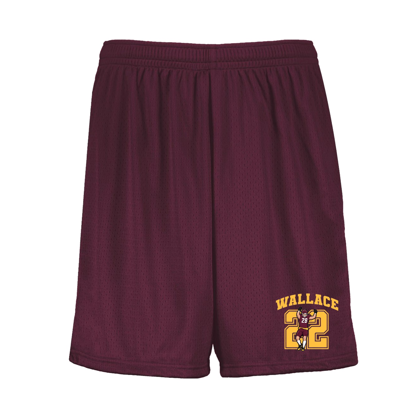 Shorts — Number in Maroon