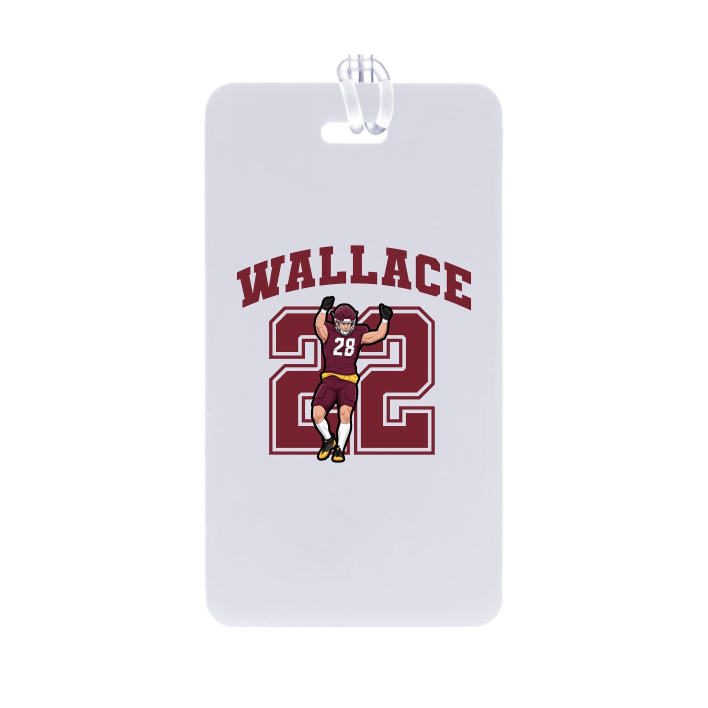Bag Tag — Number in Classic