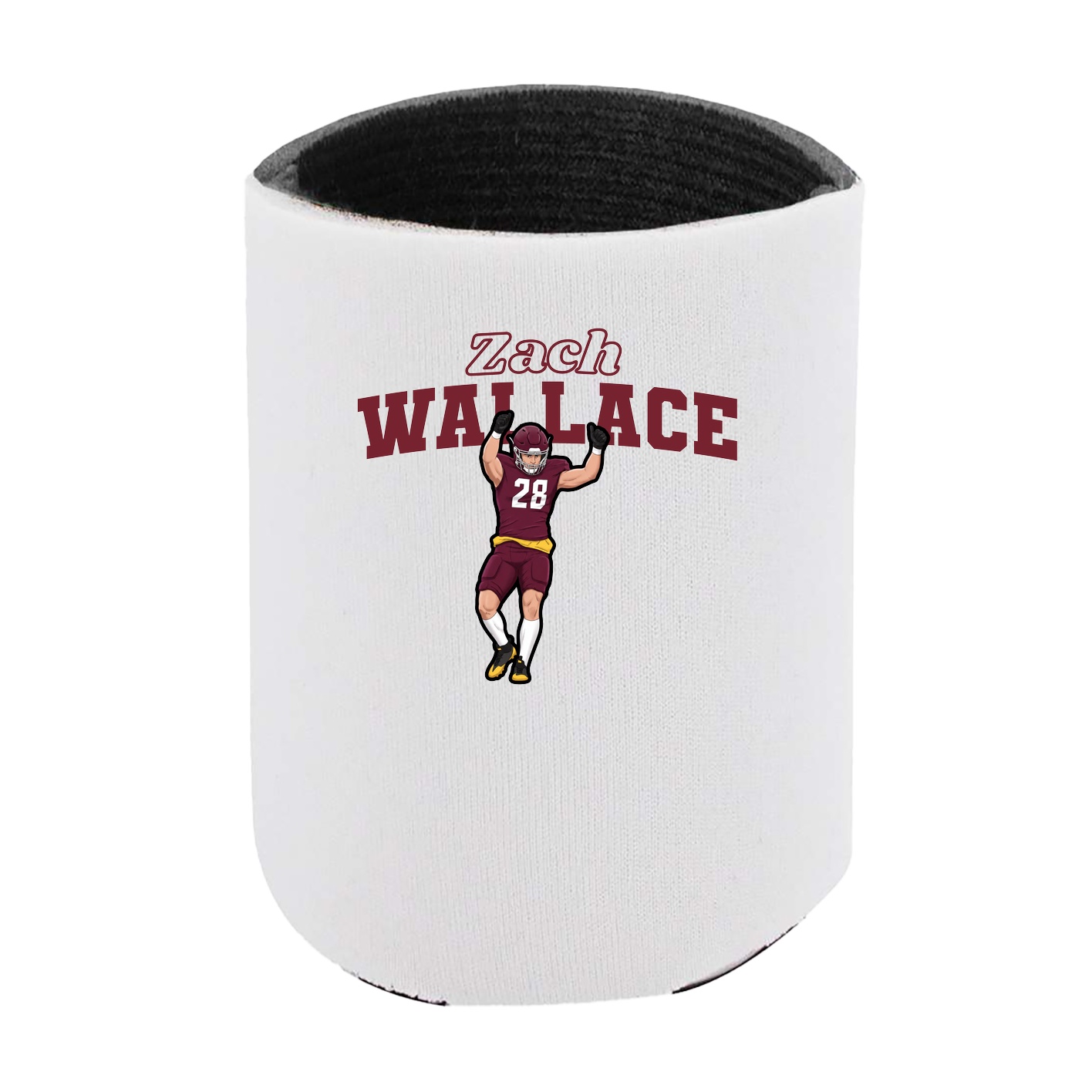 Can Holder — Name Arch in White