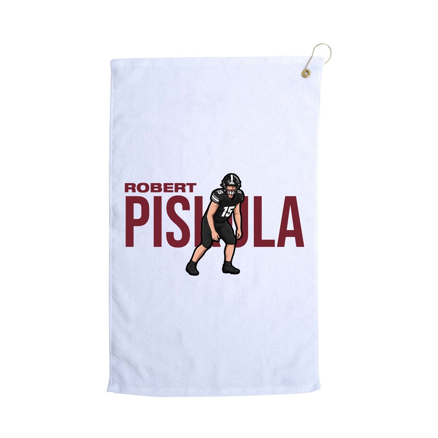 Golf Towel — Player Name in White