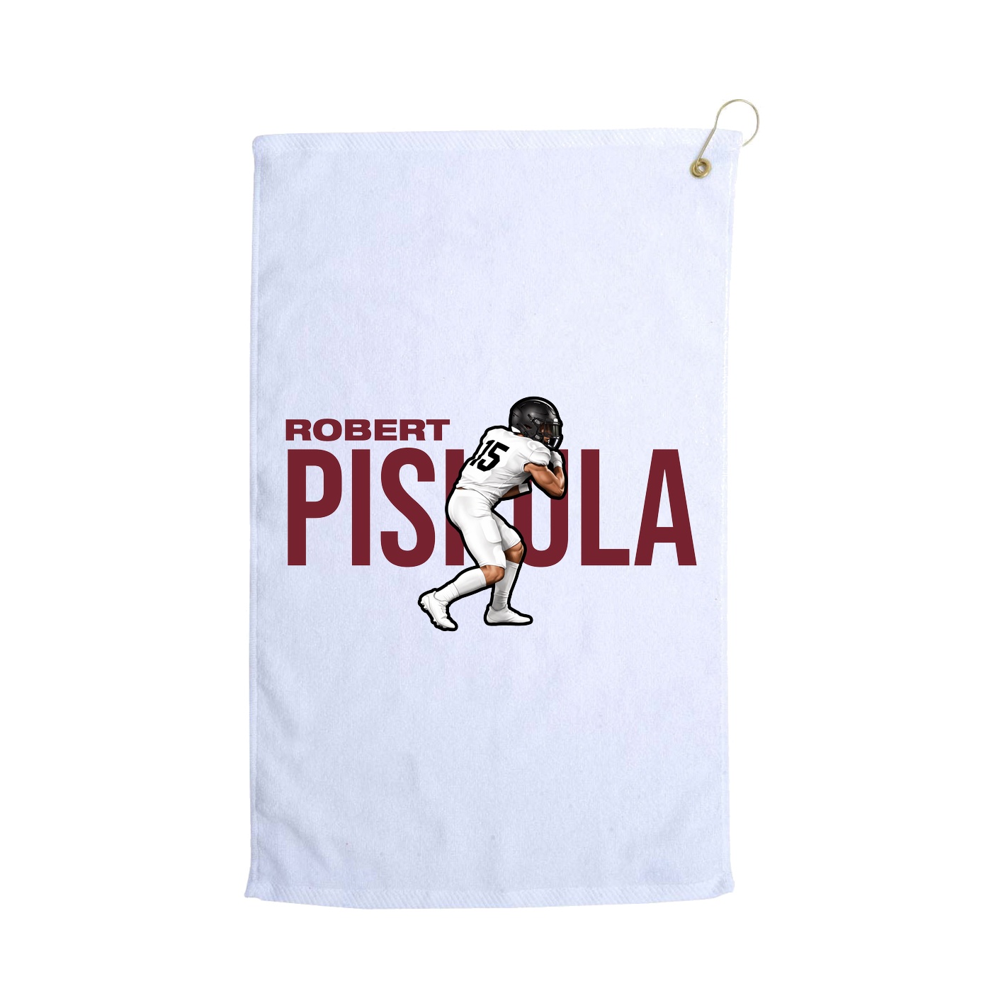 Golf Towel — Player Name in White