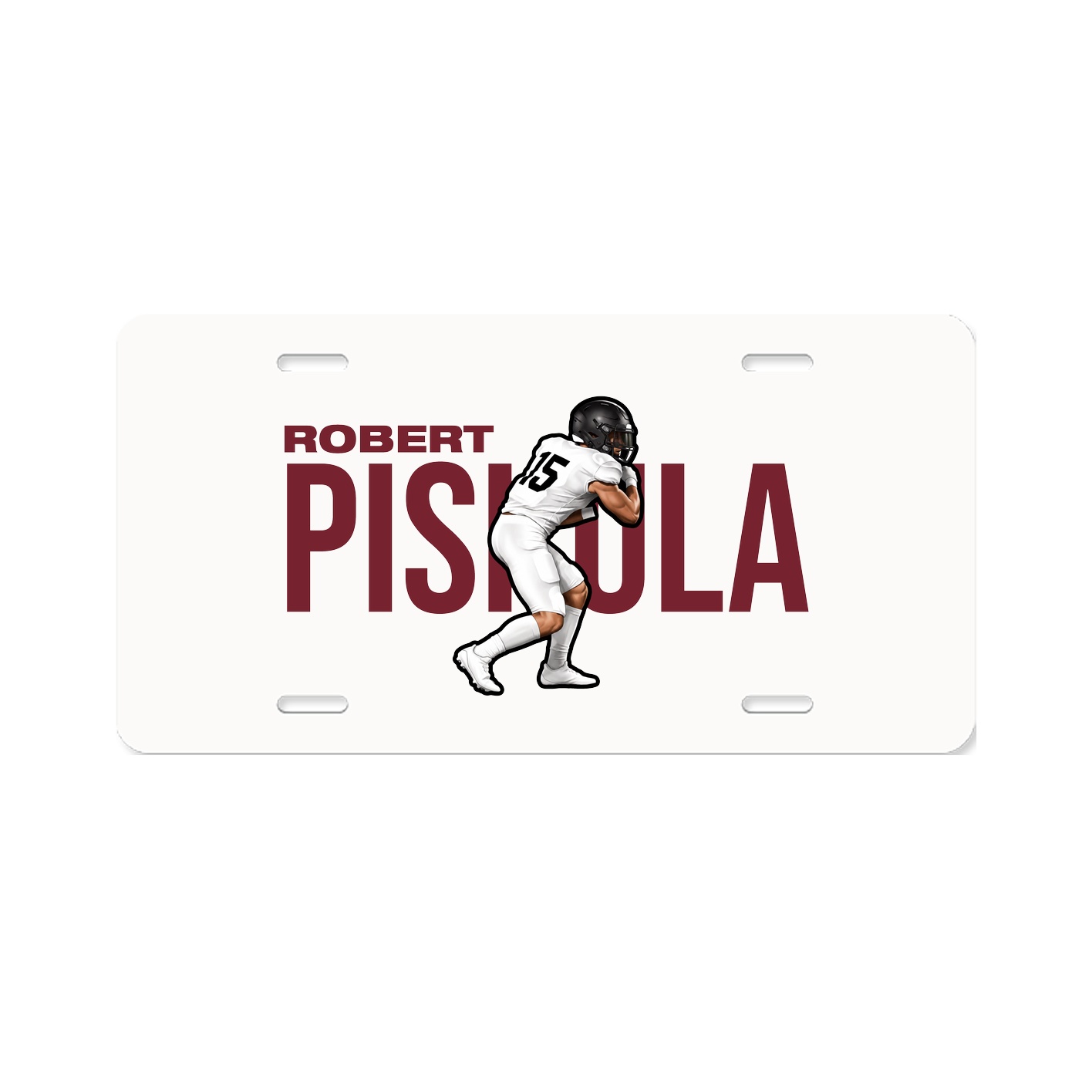License Plate — Player Name in Classic