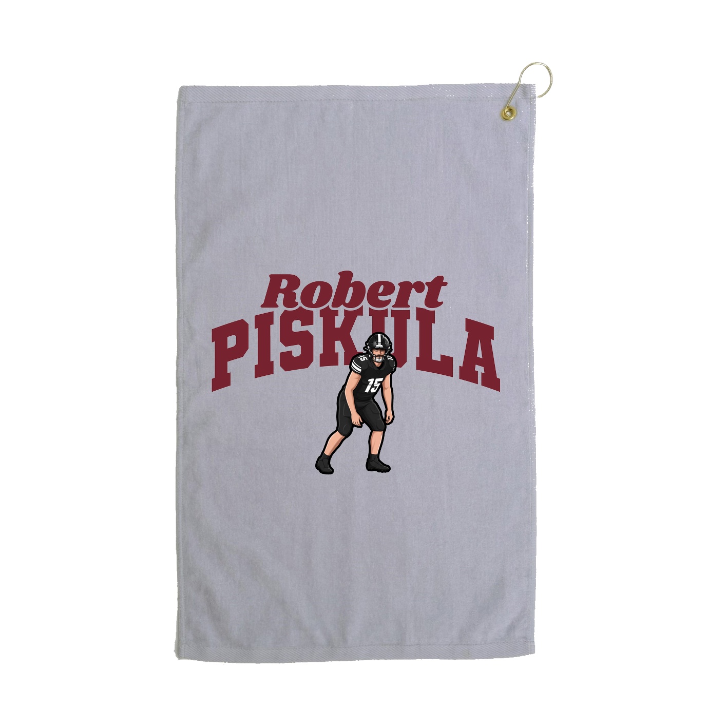 Golf Towel — Signature Arch in Grey
