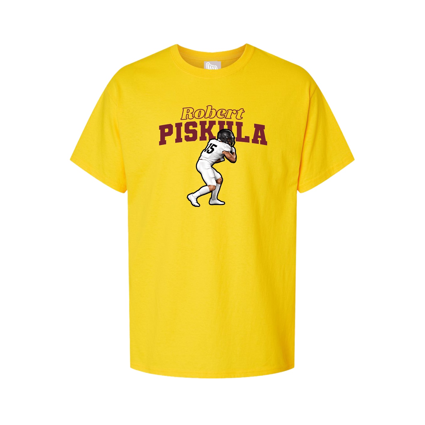 Youth Tee — Name Arch in Gold