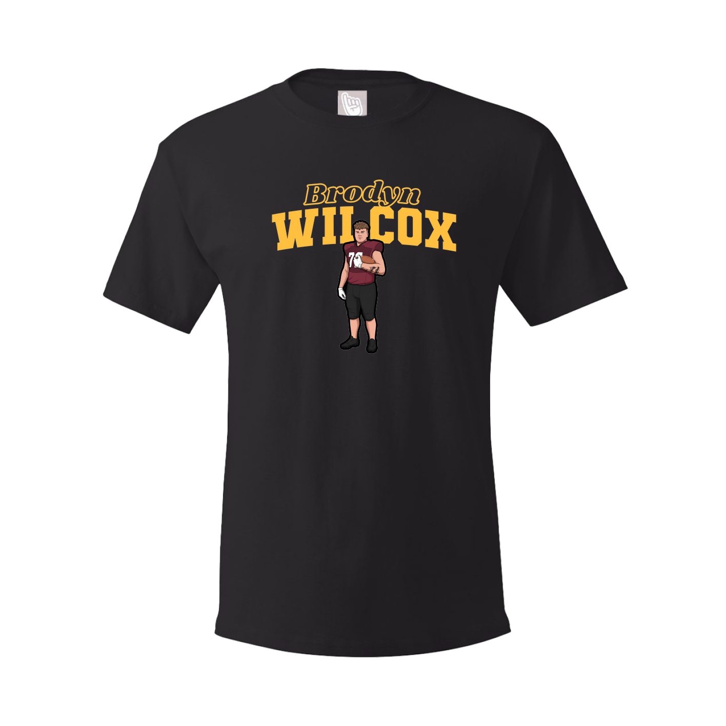 Youth Tee — Name Arch in Black