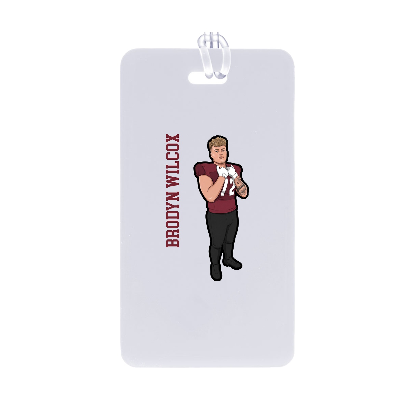 Bag Tag — Name Vertical in Classic