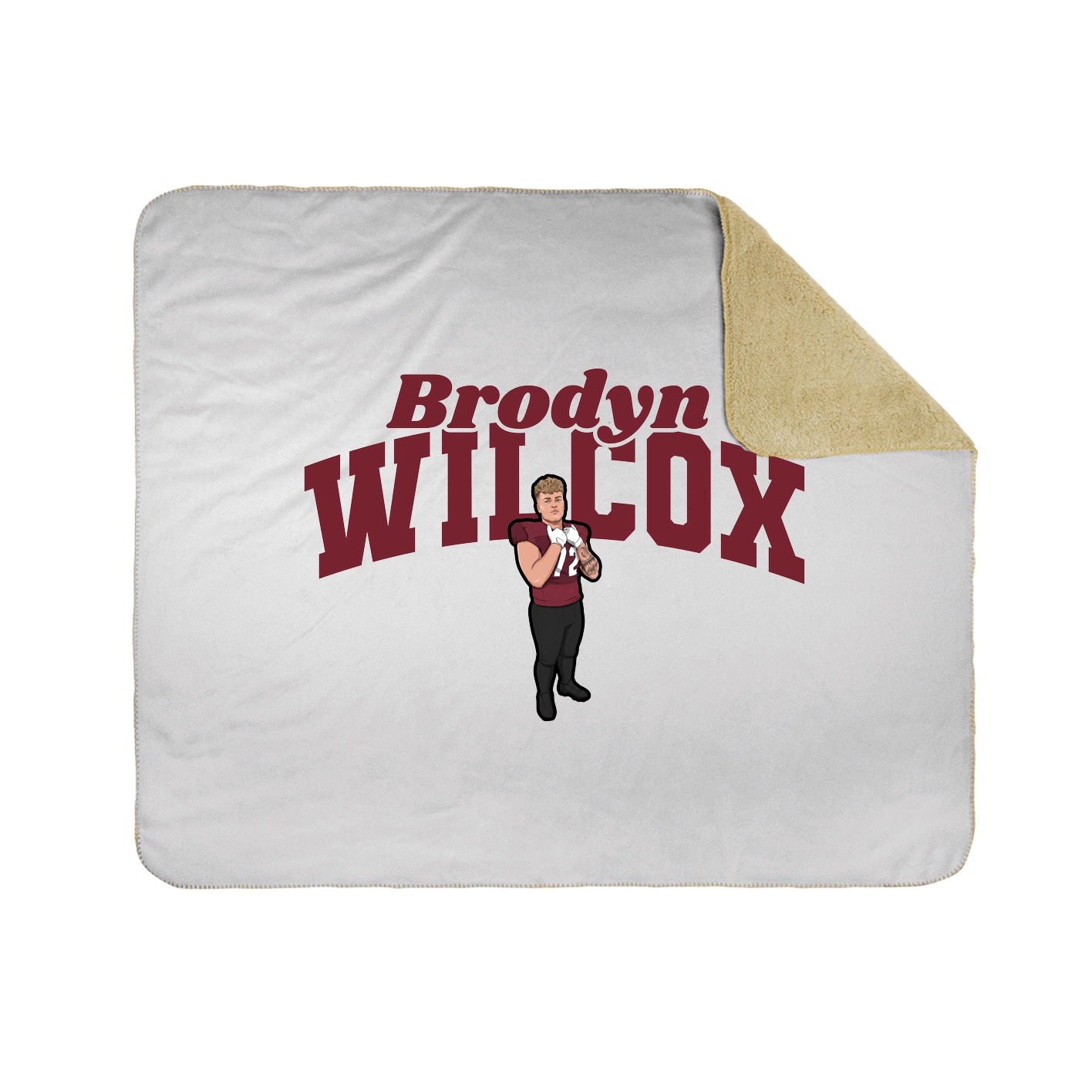 Throw Blanket — Signature Arch in White