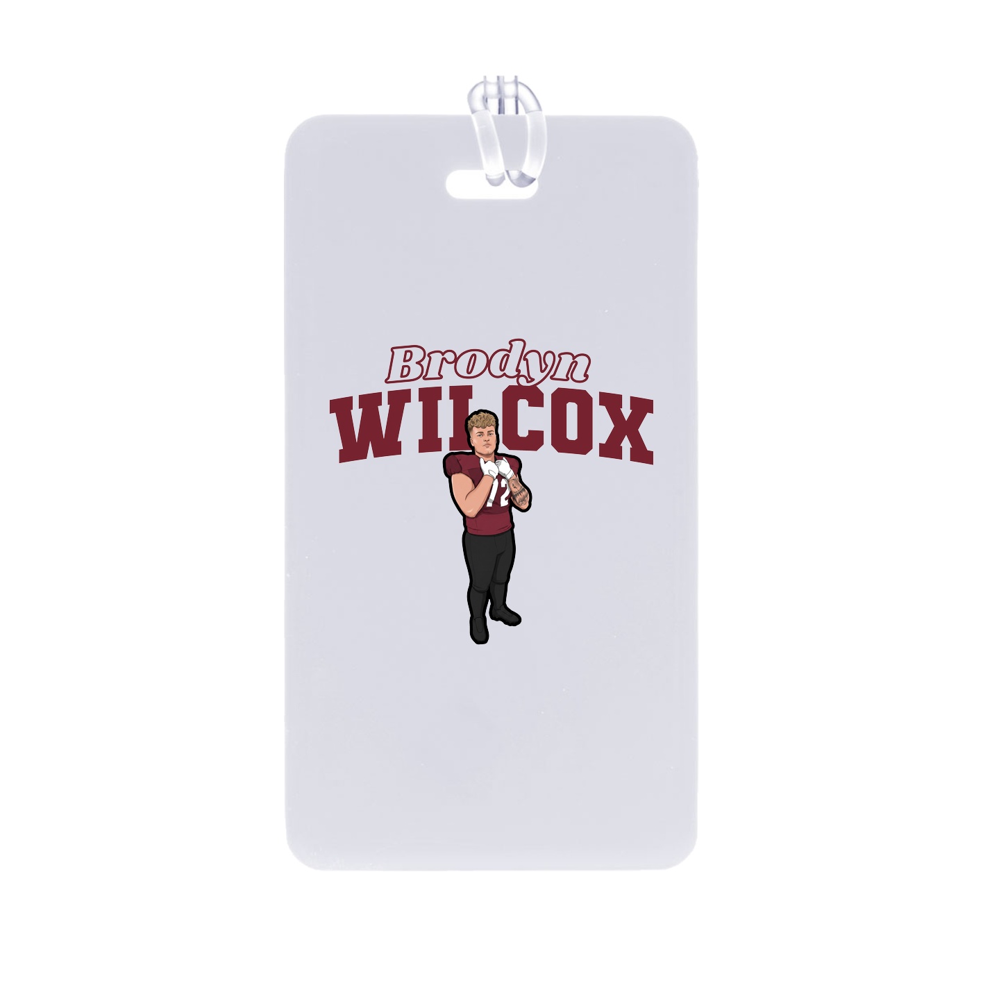 Bag Tag — Name Arch in Classic