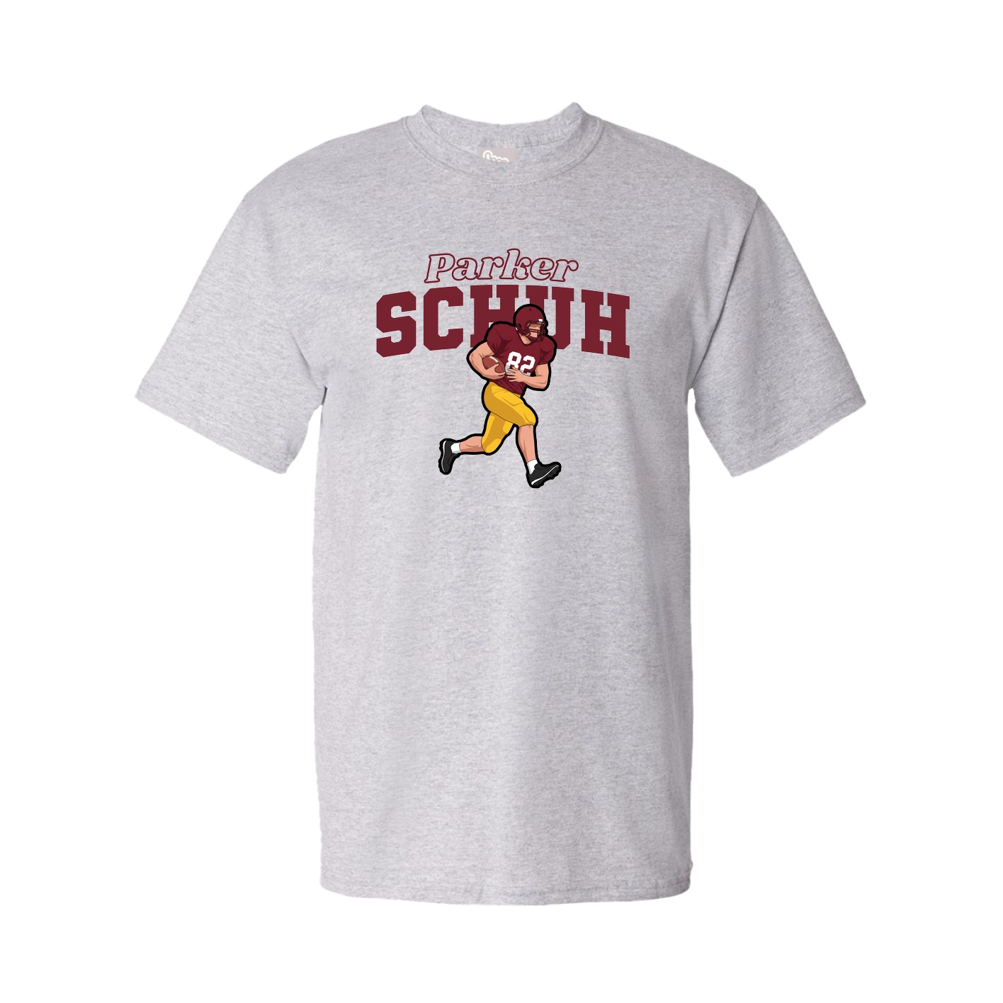 Tee — Name Arch in Grey