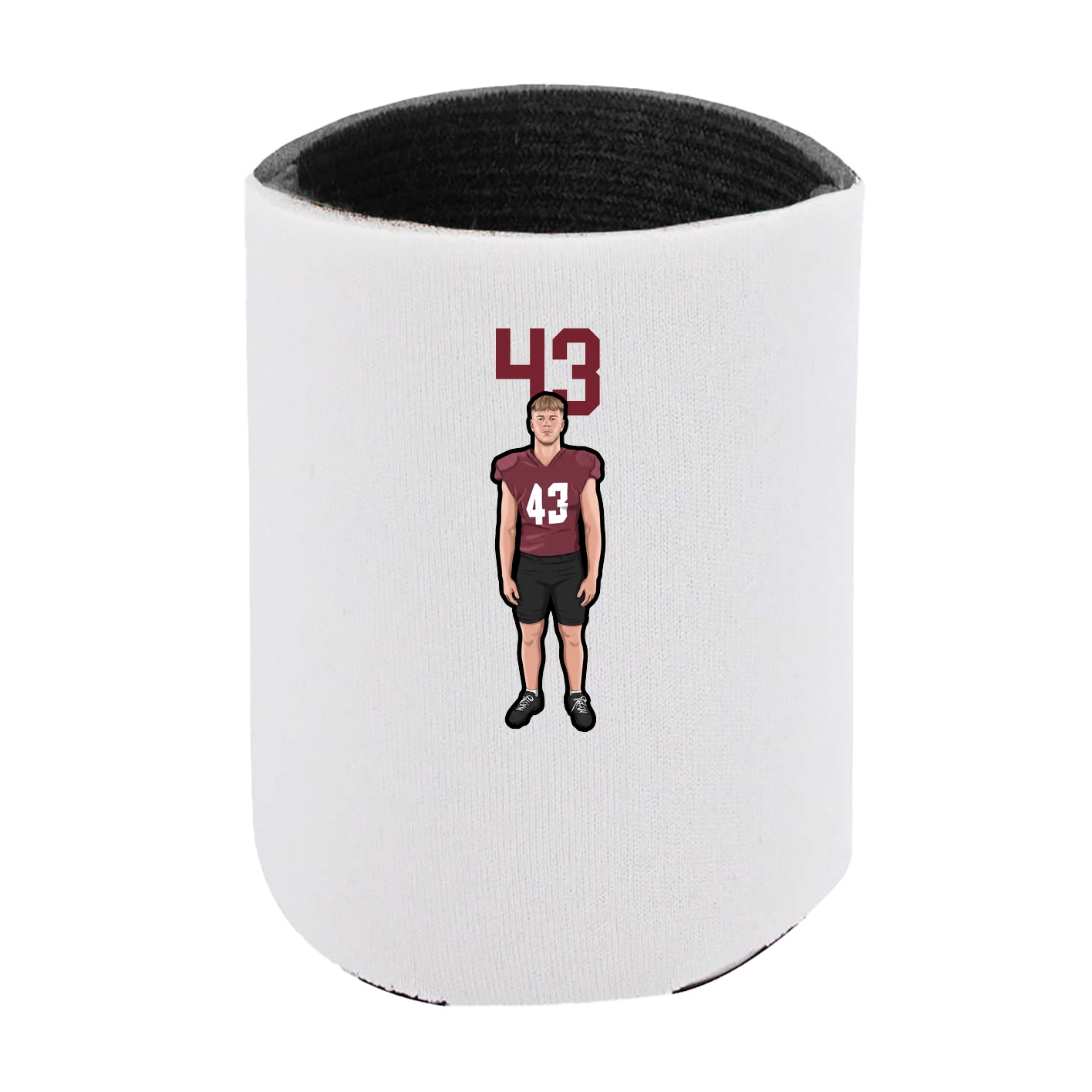 Can Holder — Number Top in White
