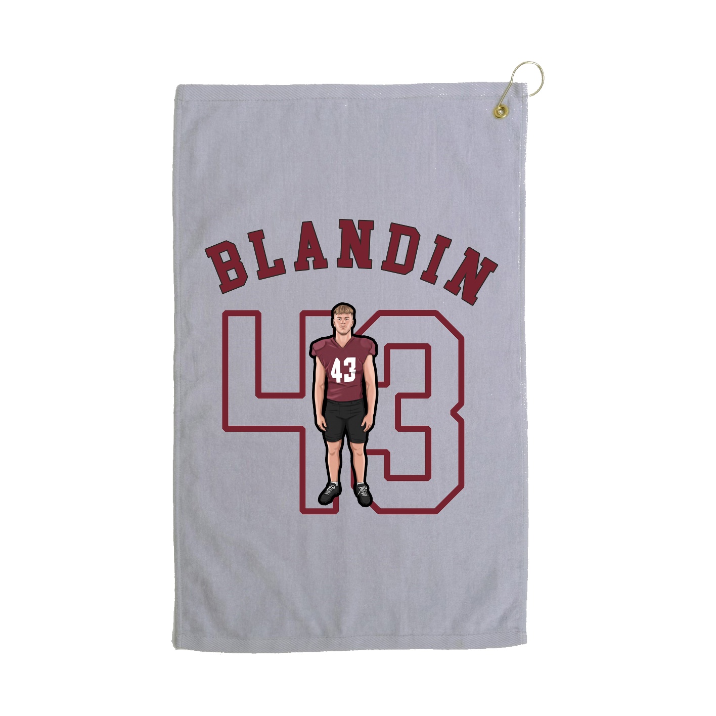 Golf Towel — Shirsey Arch in Grey
