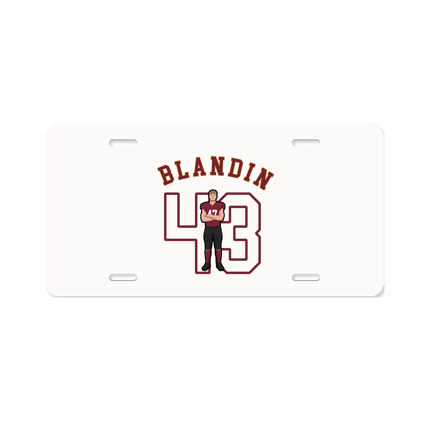 License Plate — Shirsey Arch in Classic