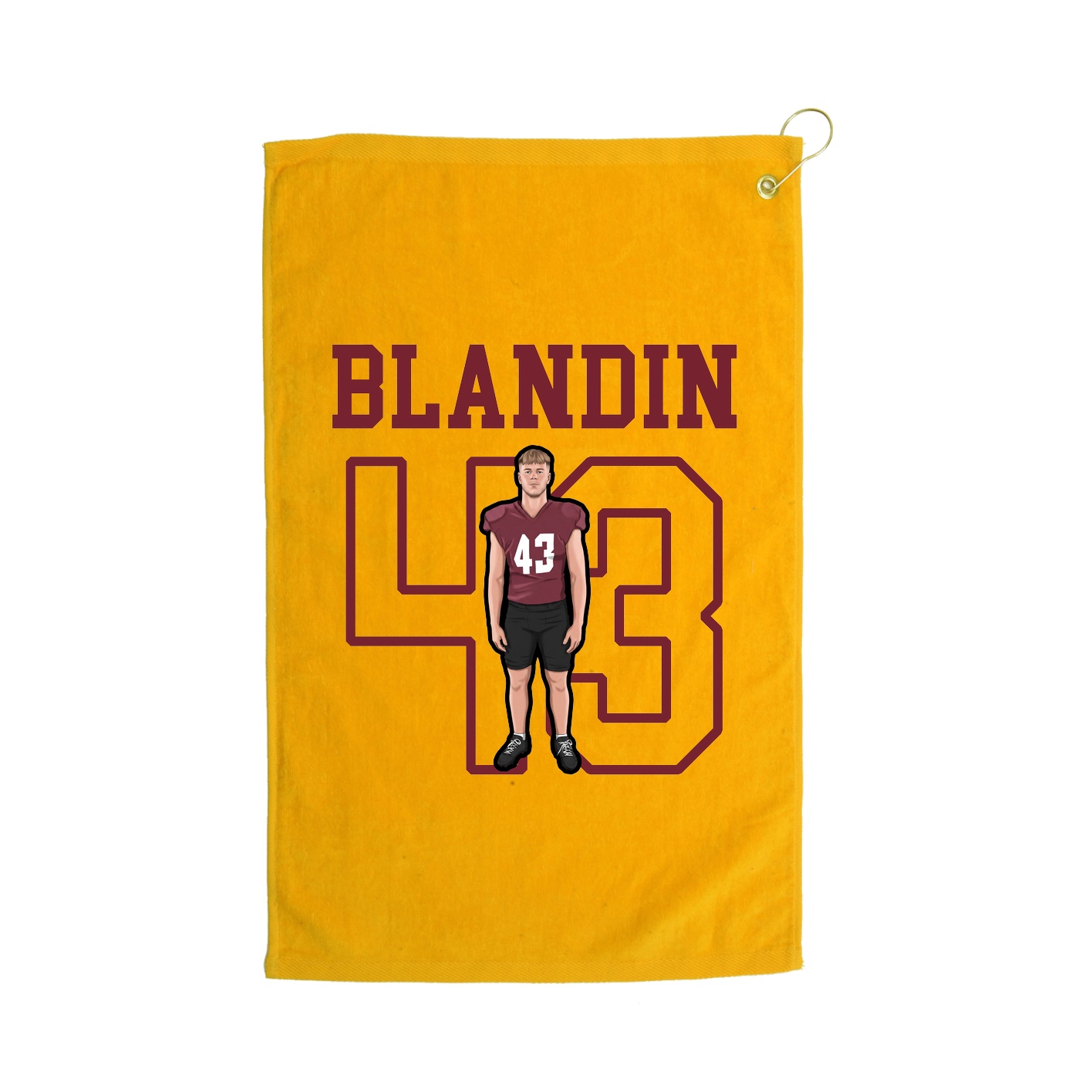 Golf Towel — Shirsey in Gold