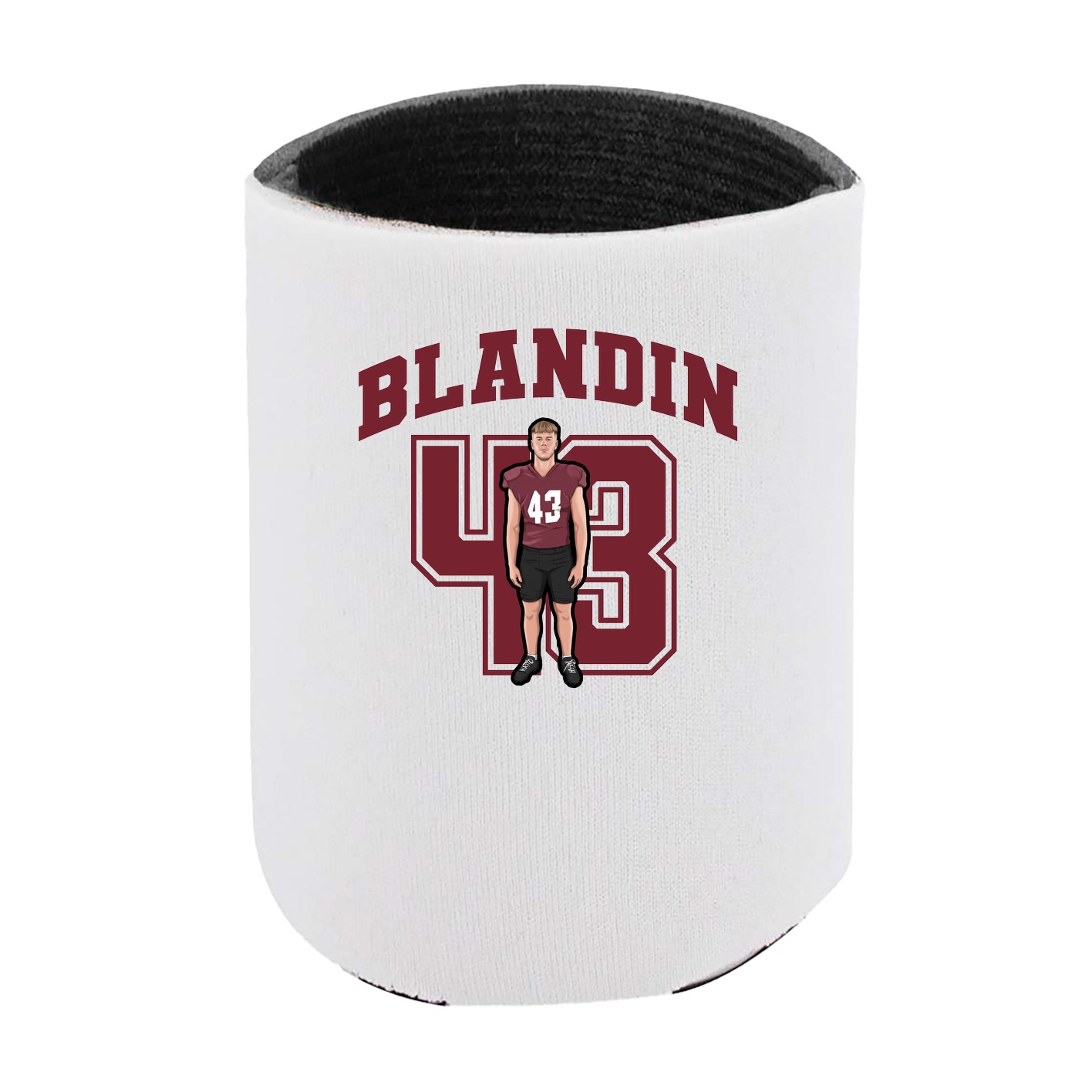 Can Holder — Number in White