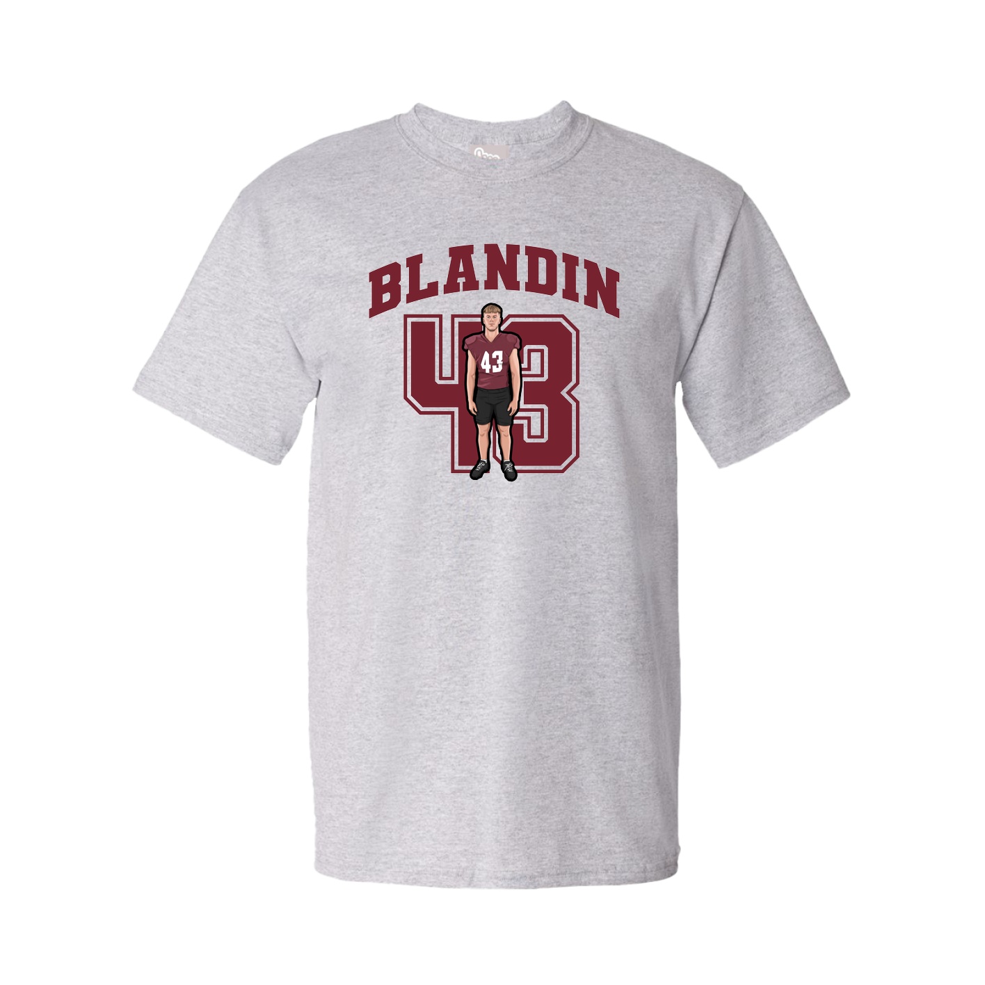 Tee — Number in Grey