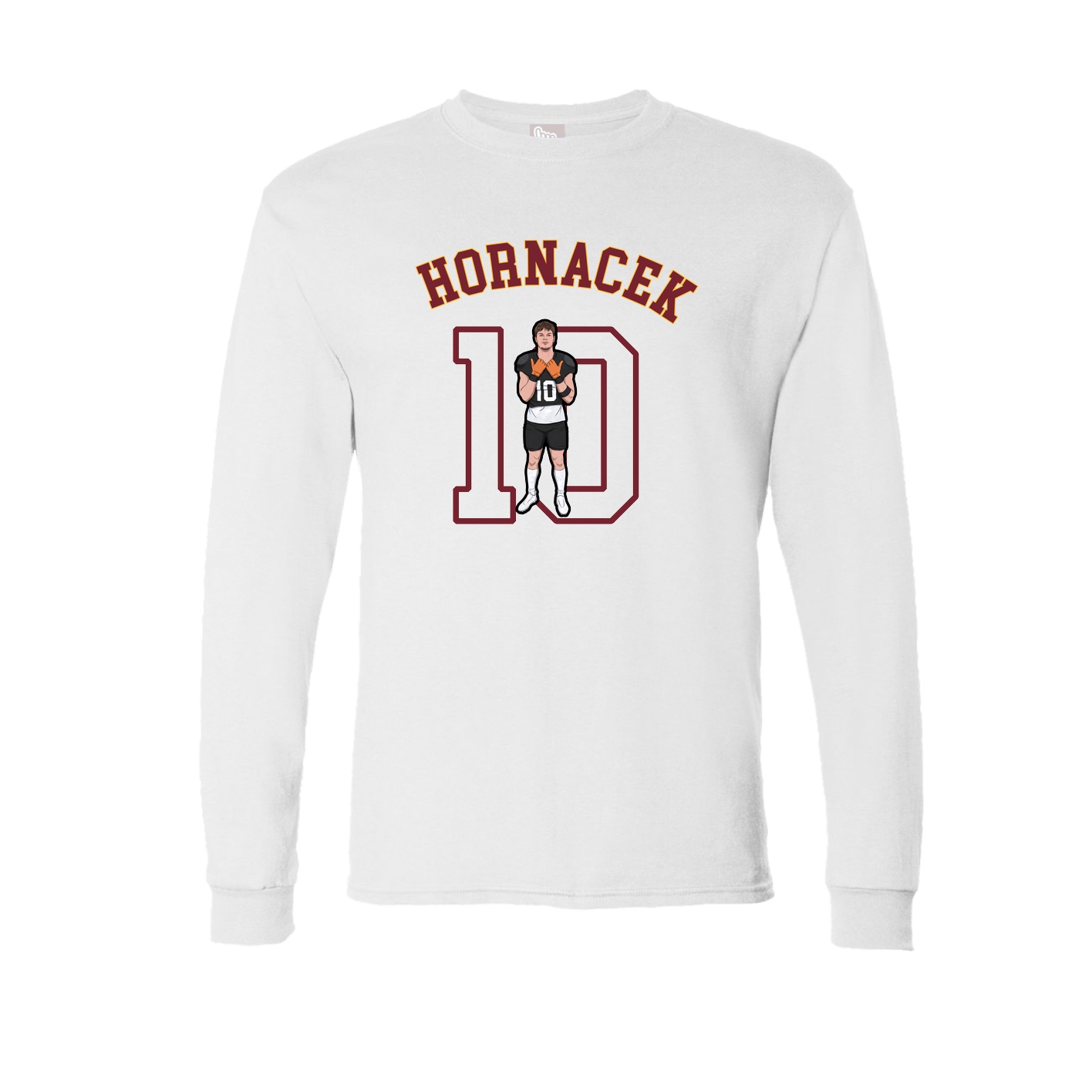 Long Sleeve Tee — Shirsey Arch in White