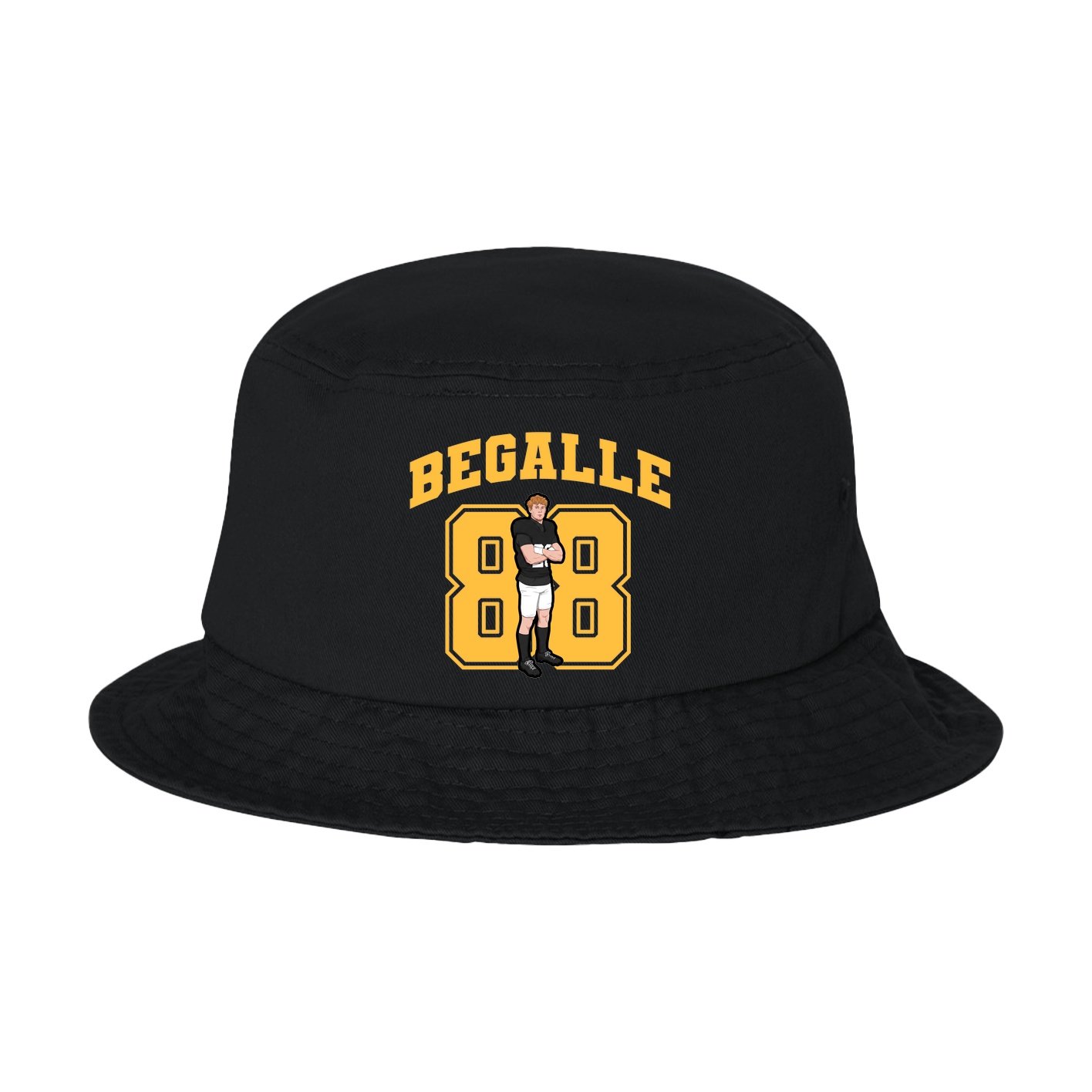 Bucket Cap — Number in Black