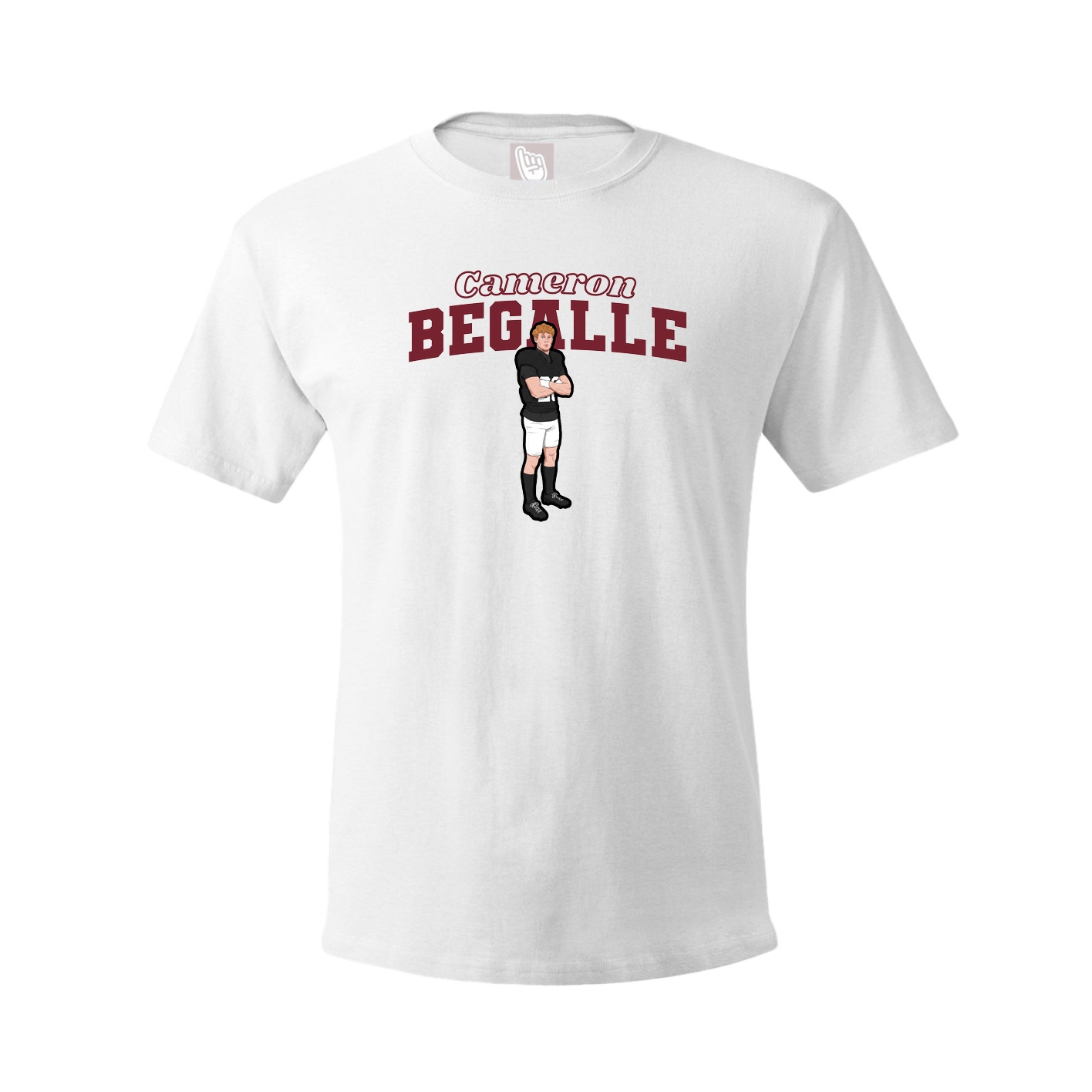 Tee — Name Arch in White