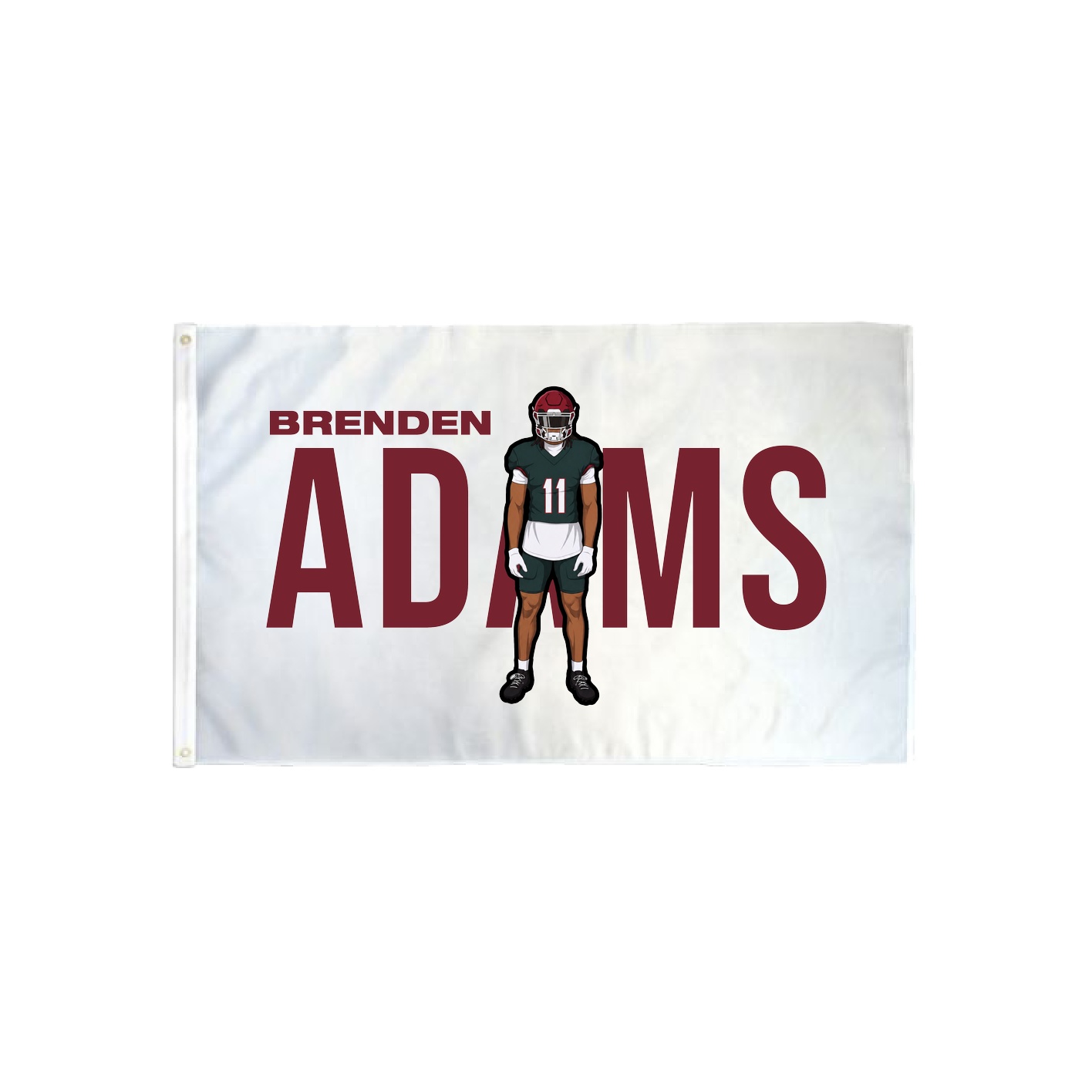 3x5 Flag — Player Name in Classic