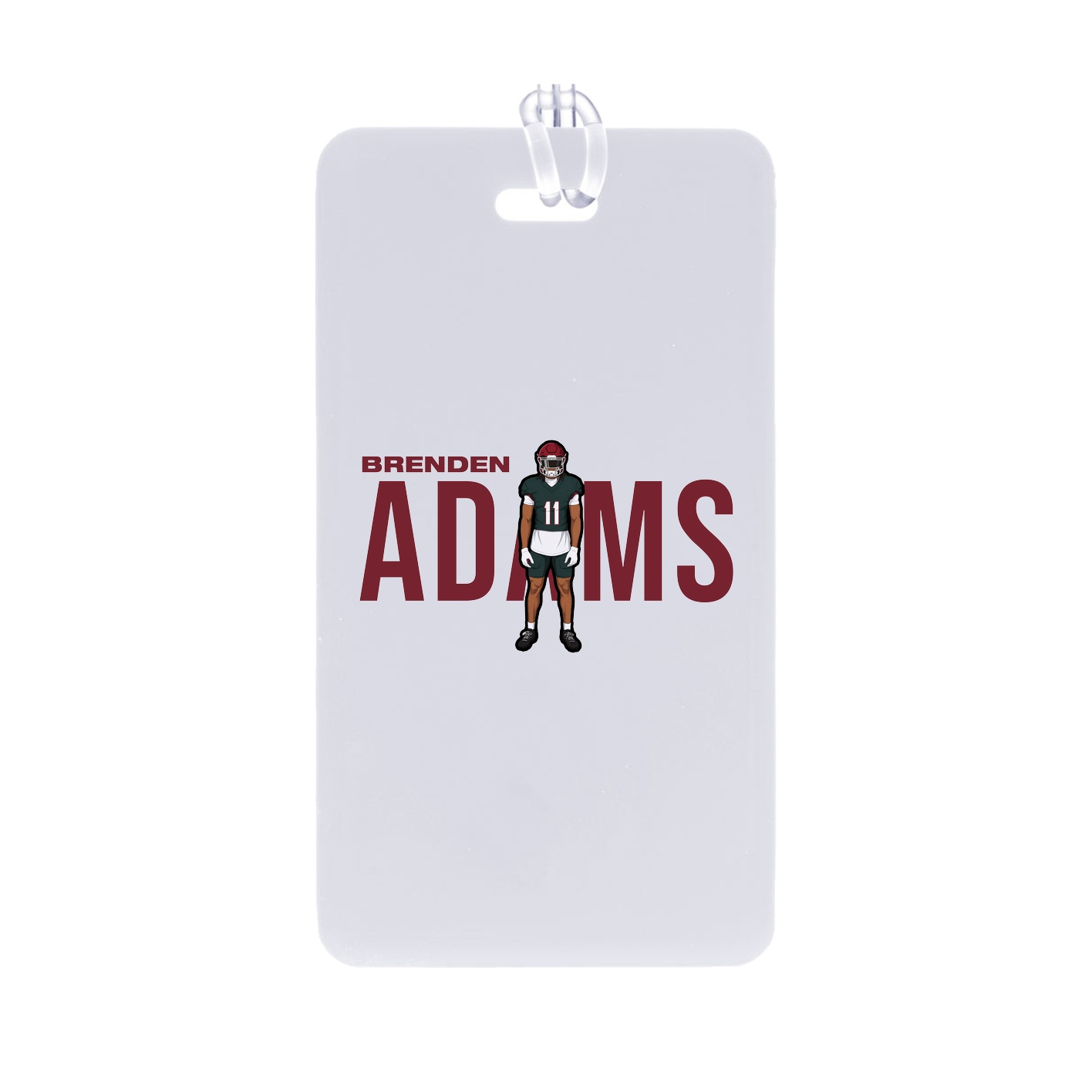Bag Tag — Player Name in Classic