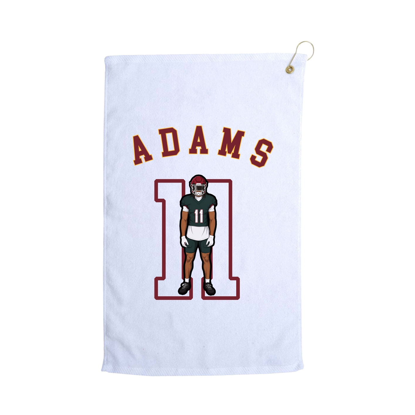 Golf Towel — Shirsey Arch in White