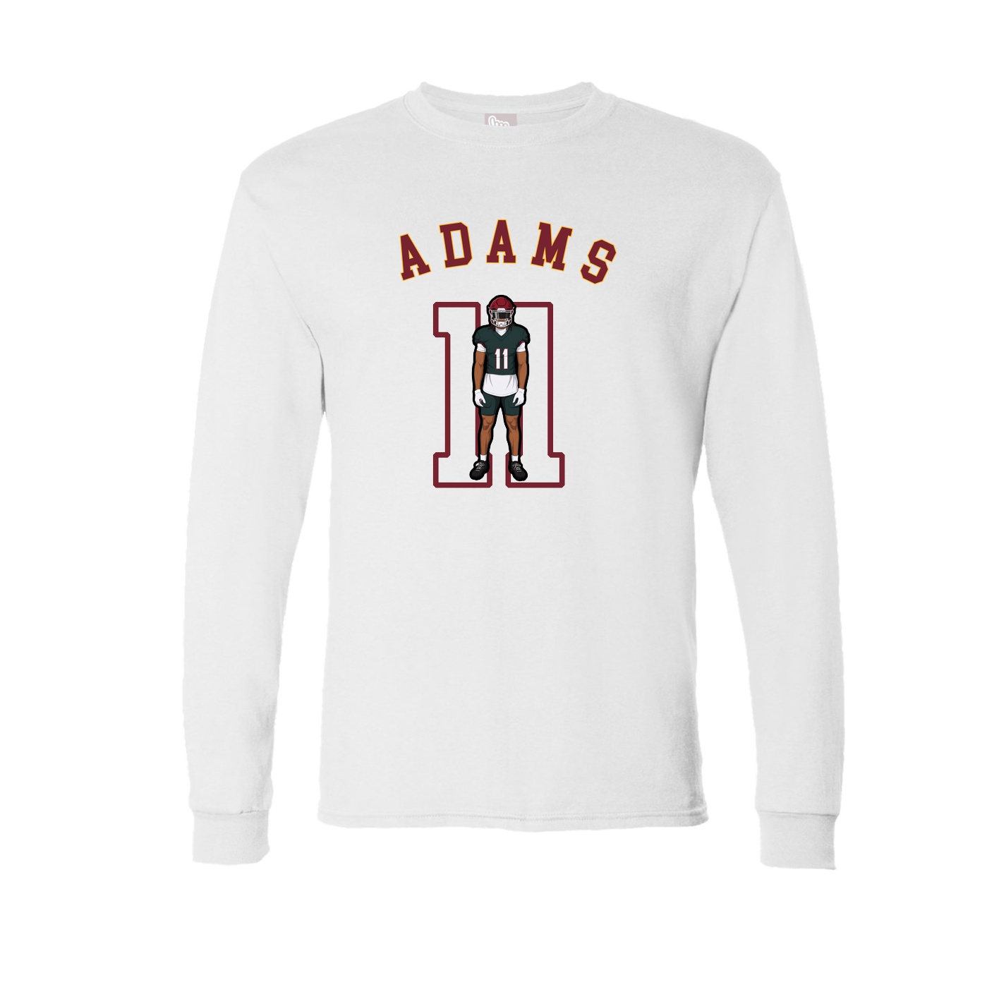 Long Sleeve Tee — Shirsey Arch in White