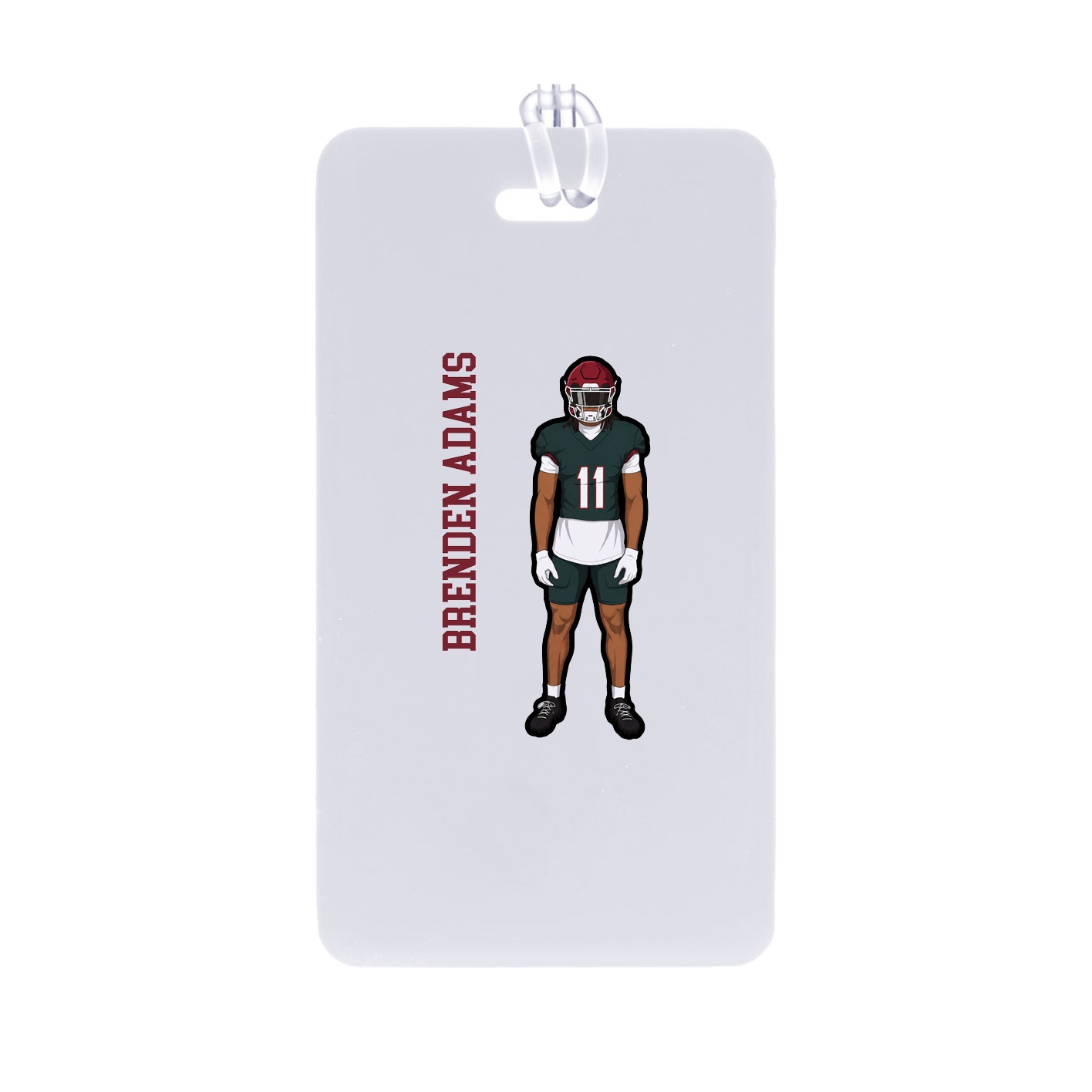 Bag Tag — Name Vertical in Classic