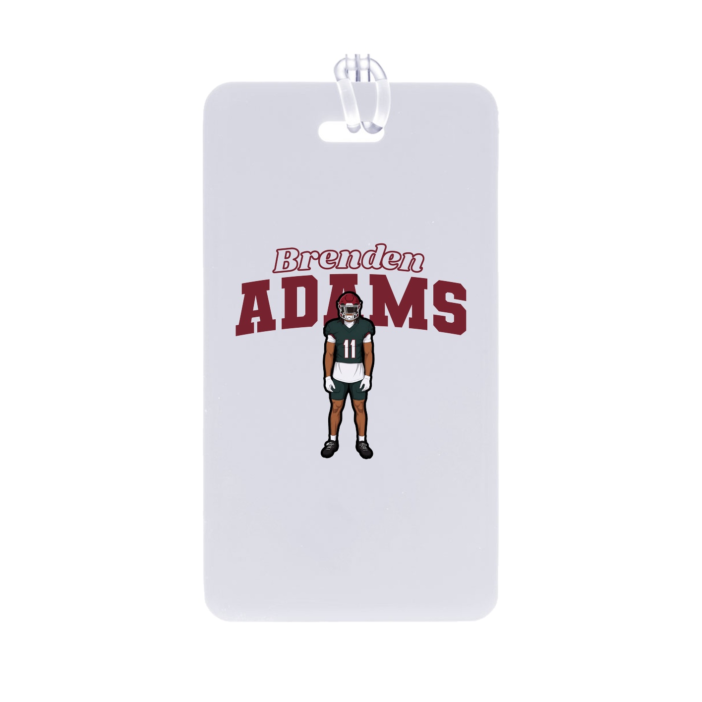 Bag Tag — Name Arch in Classic