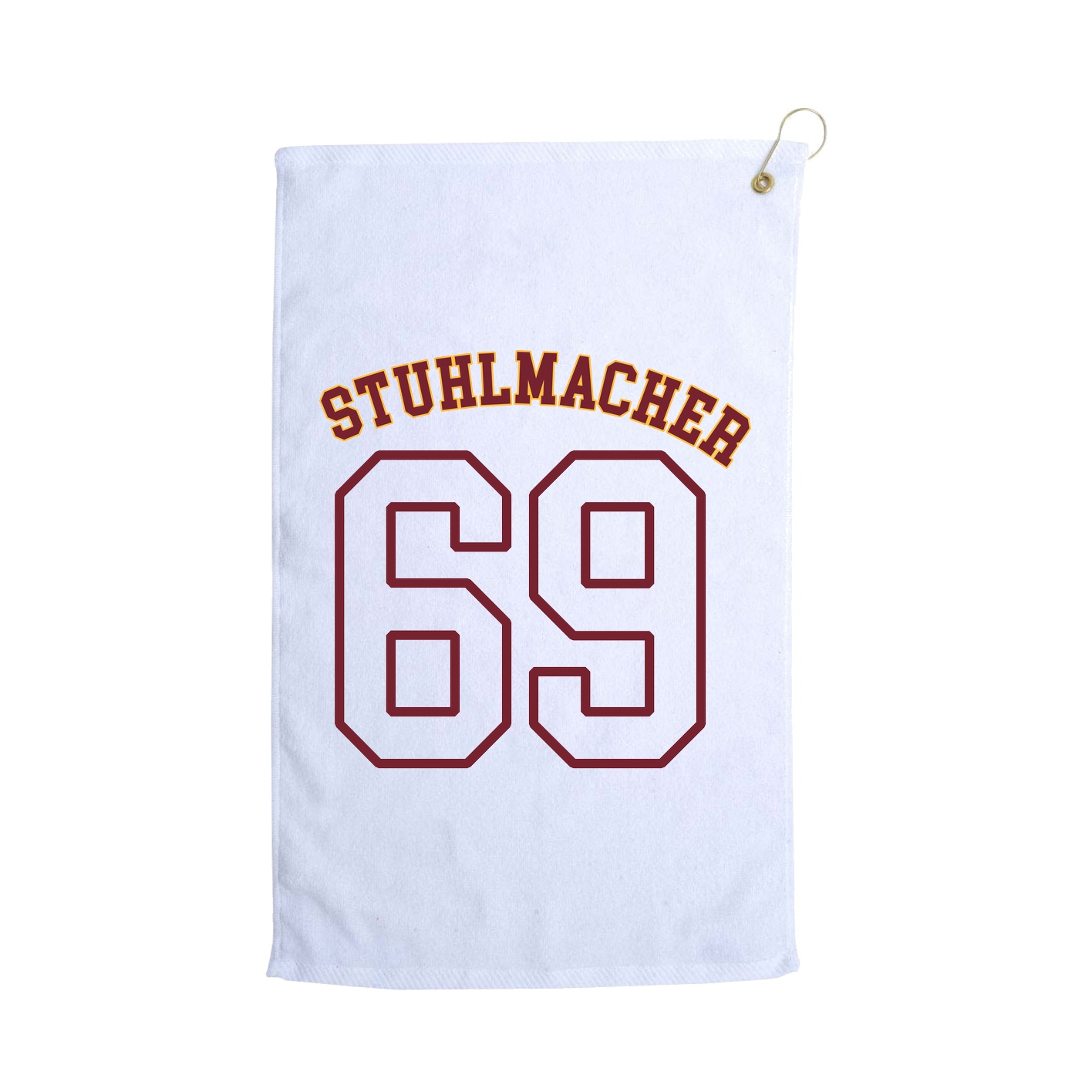 Golf Towel — Shirsey Arch in White