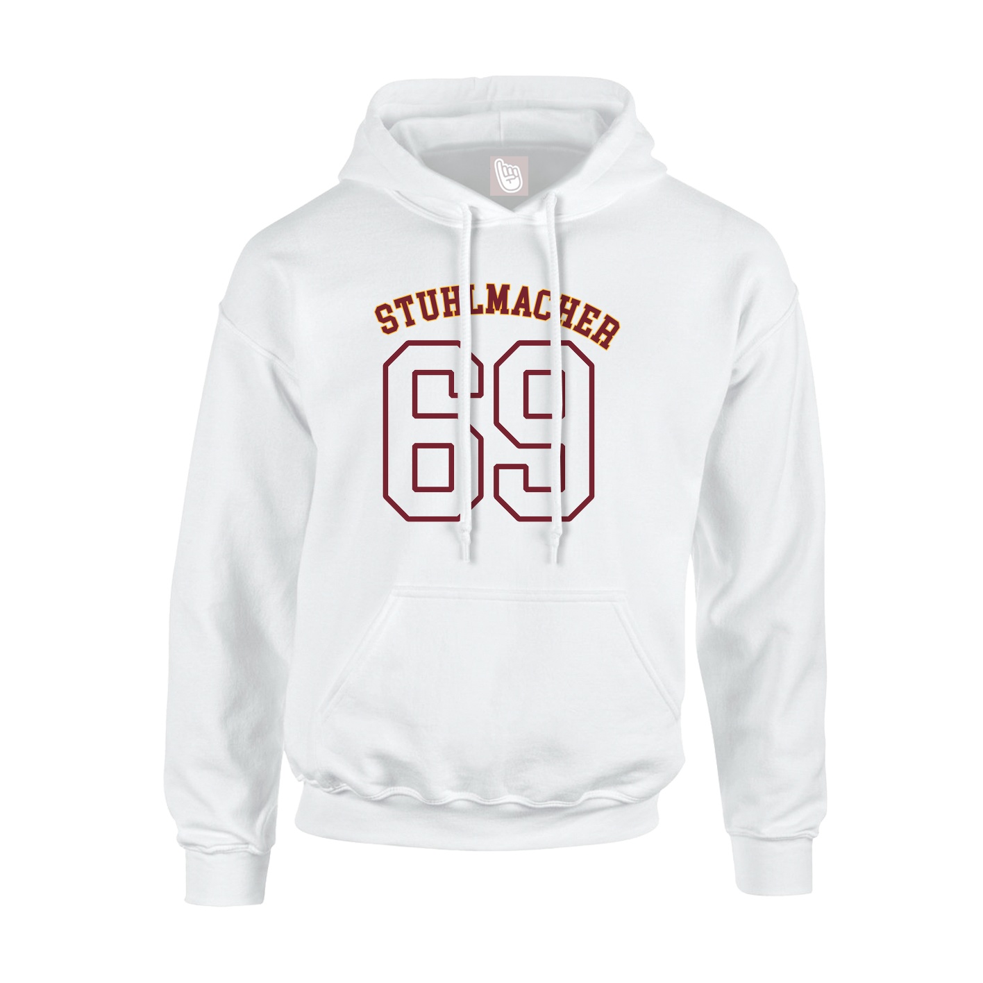 Hoodie — Shirsey Arch in White