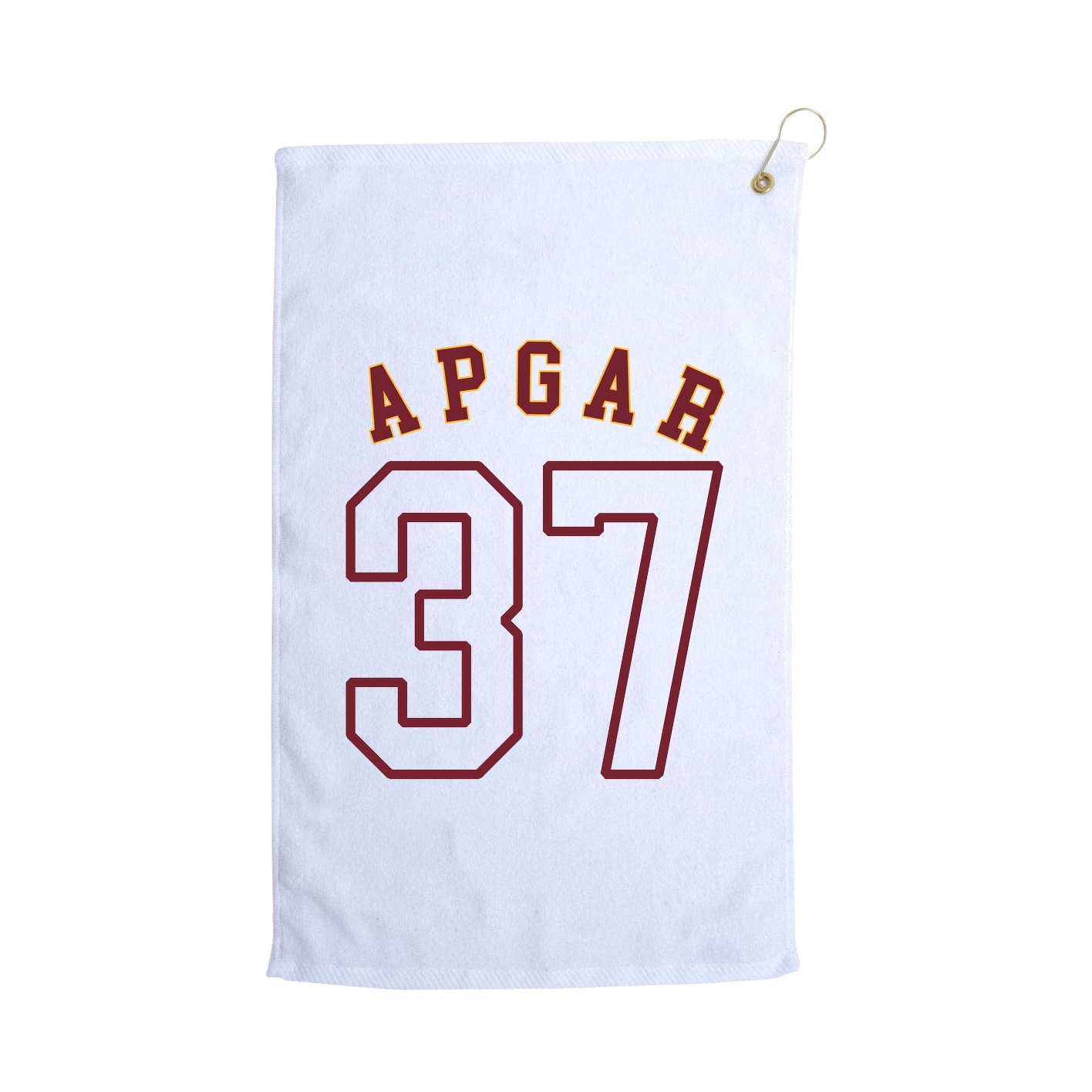 Golf Towel — Shirsey Arch in White