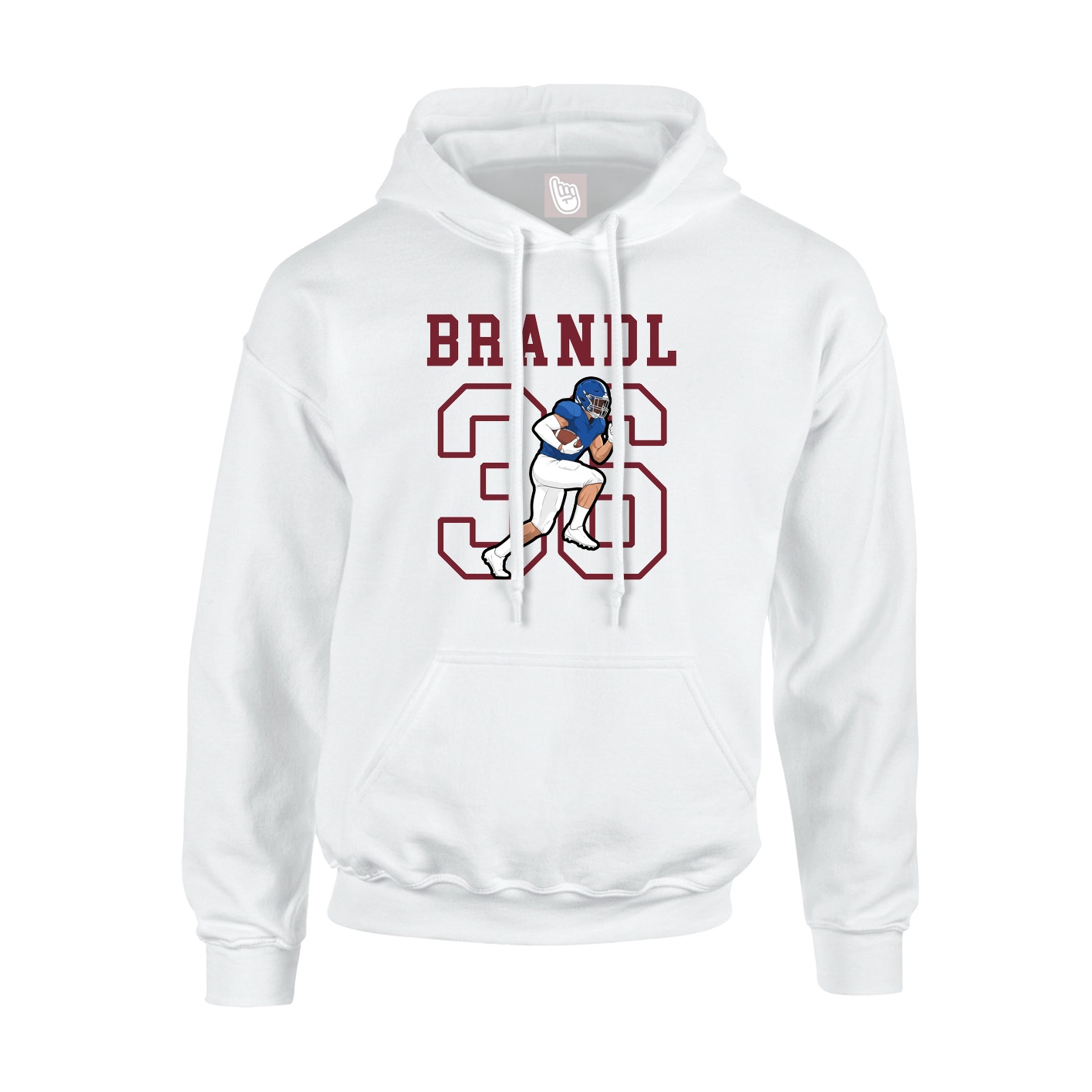 Hoodie — Shirsey in White