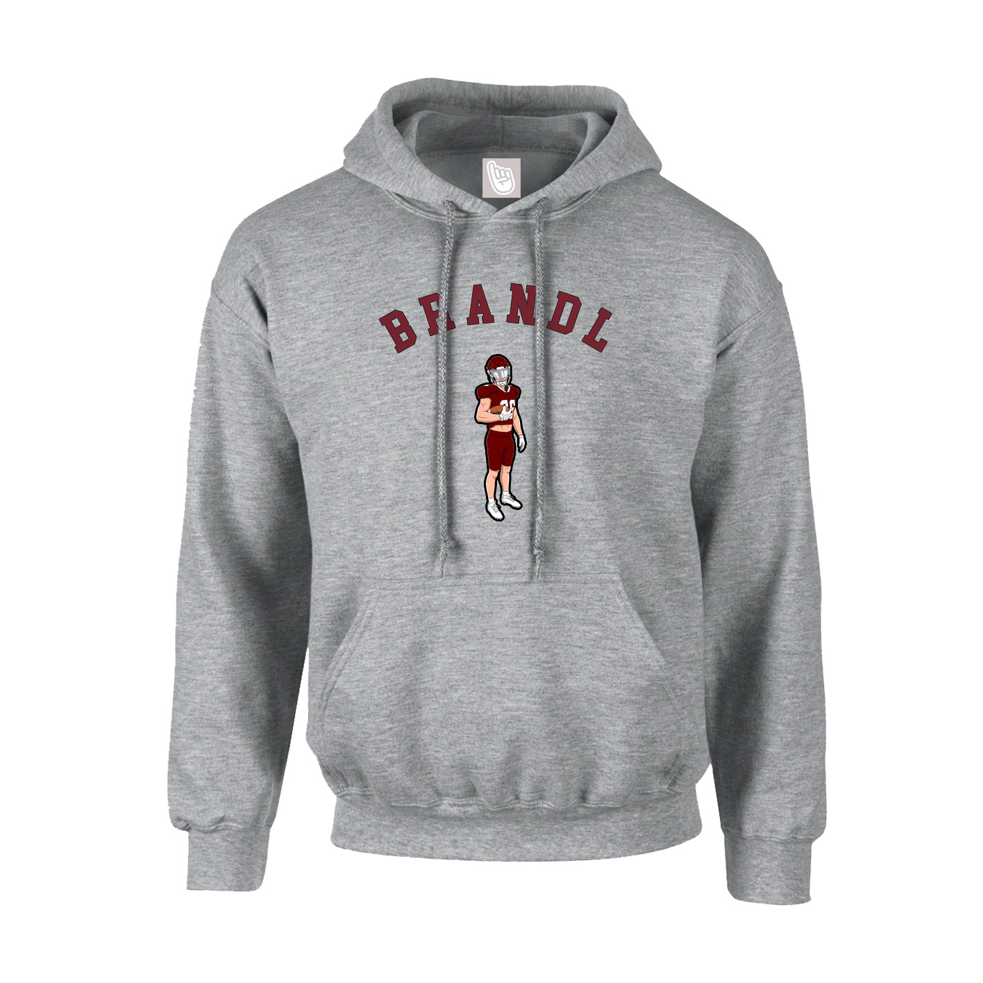 Youth Hoodie — Shirsey Arch in Grey