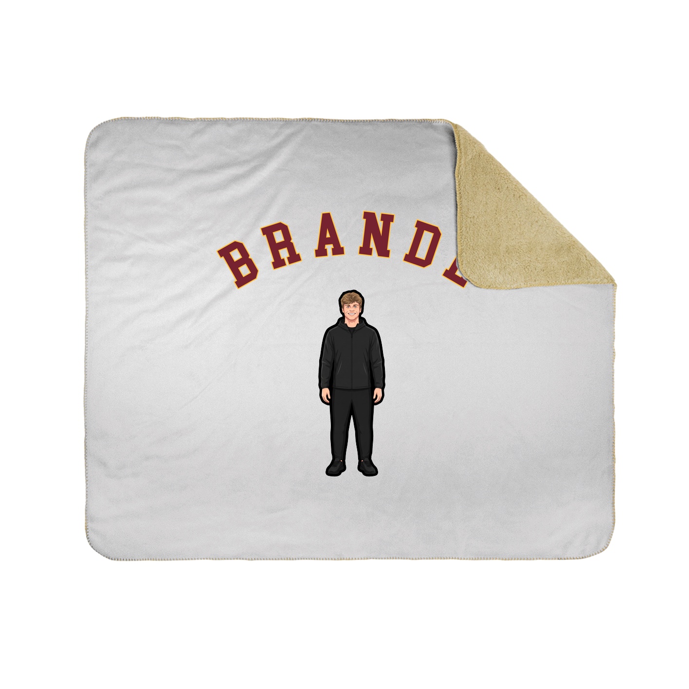 Throw Blanket — Shirsey Arch in White
