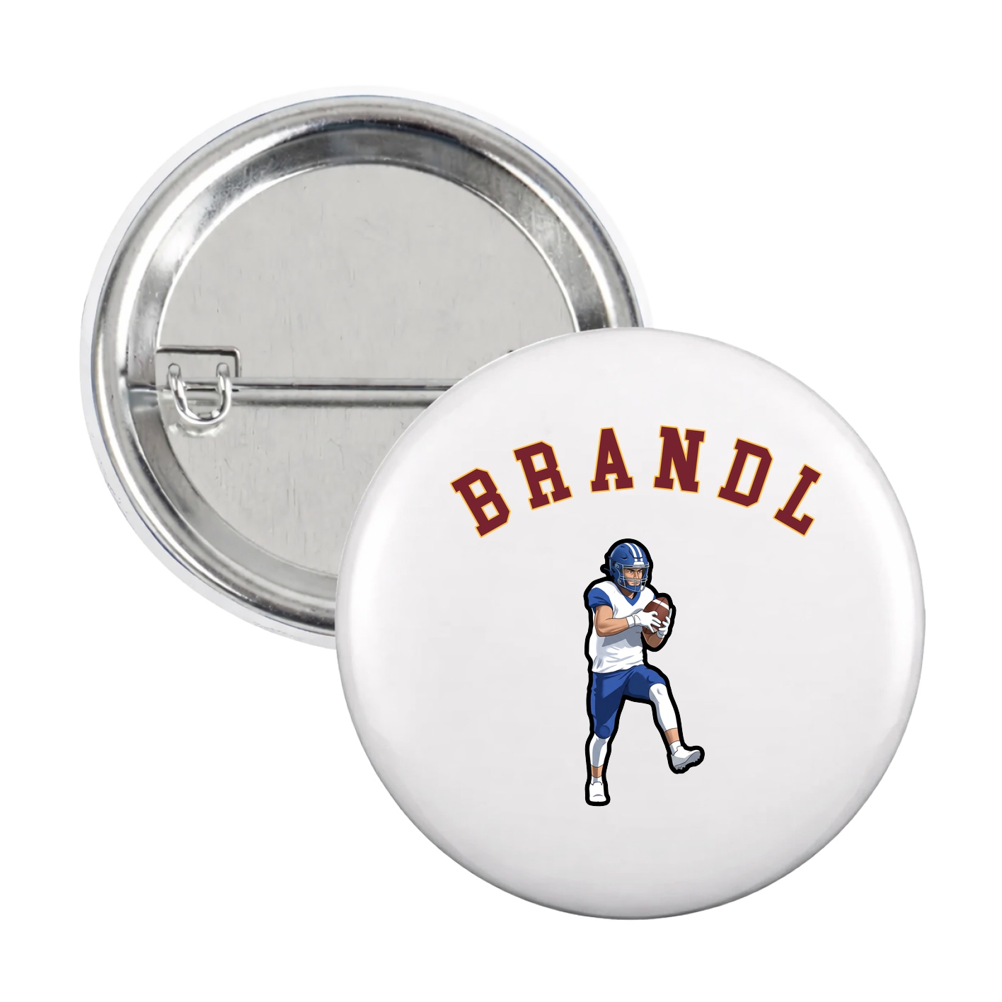 Game Day Button — Shirsey Arch in White